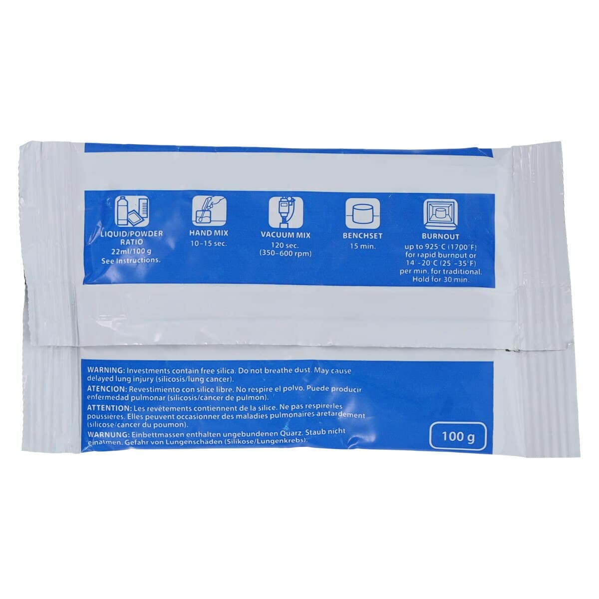Whip Mix Formula 1 Preweighed Envelopes, Universal Investment, 100g, Pack of 50, #38152 thumbnail 3