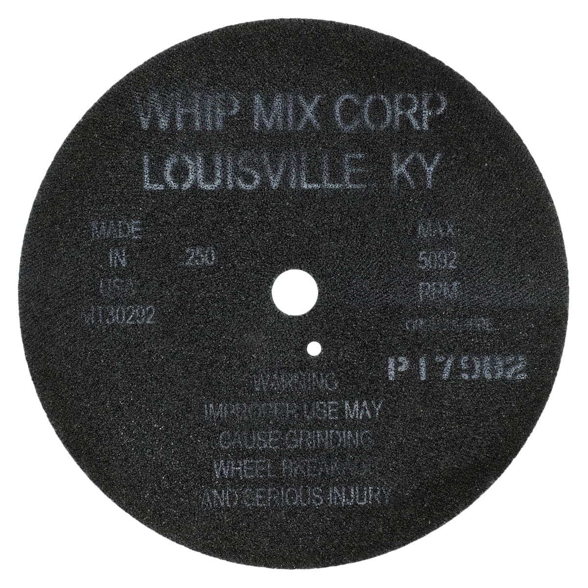 Whip Mix #30292 Model Trimmer Wheel, 12" Coarse Abrasive, with Gasket, 1/Pk thumbnail 2