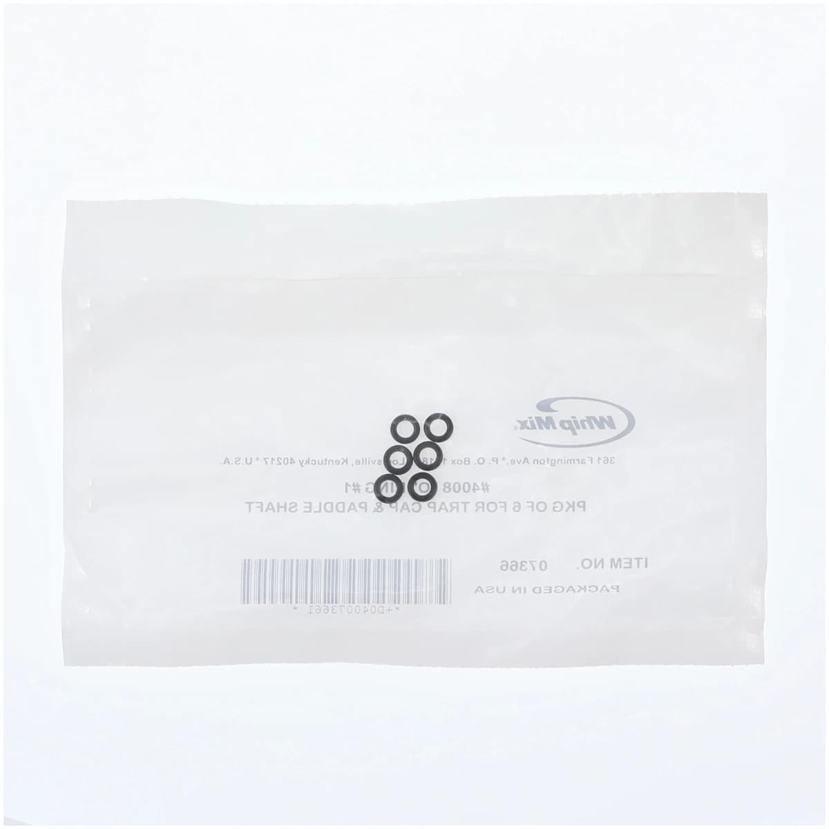 Whip Mix O-Ring #1 (5/16") for Vac-U-Mixer 4008 Trap Cap, 6/Pkg thumbnail 2