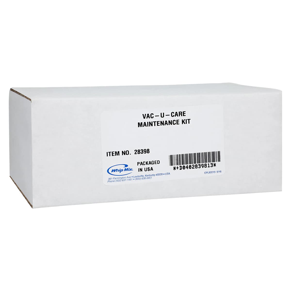 Whip Mix Vac-U-Care Maintenance Kit, #28398 - Vac-U-Care Maintance Kit - Image 1