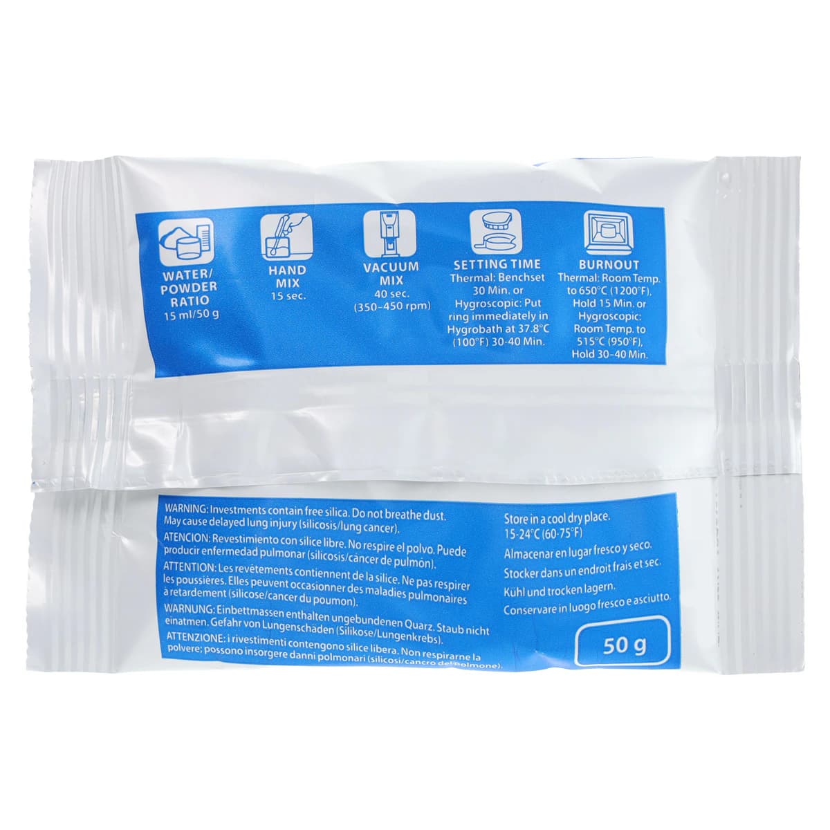 Whip Mix Beauty-Cast Inlay Investment, 50g, Box of 24, #00078 thumbnail 3