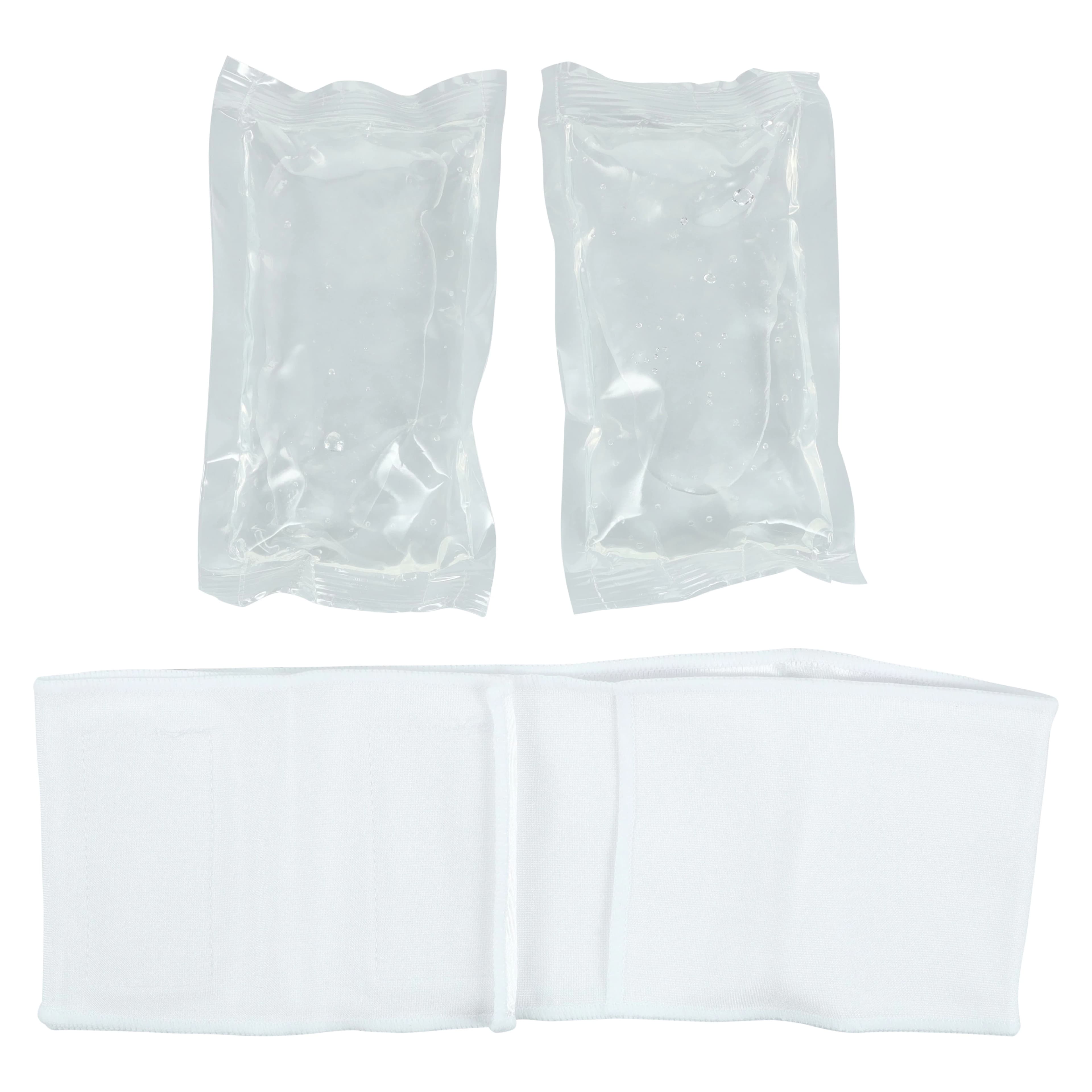 Cool Jaw® T-800C White Soft Stretch Jaw Wrap with Chin Cup and 2 Clear Cold Gel Packs, Case of 24 - Cool Jaw® White Soft Stretch Wrap with Chin Cup and 2 Clear Cold Gel Packs Case of 24 - Image 1