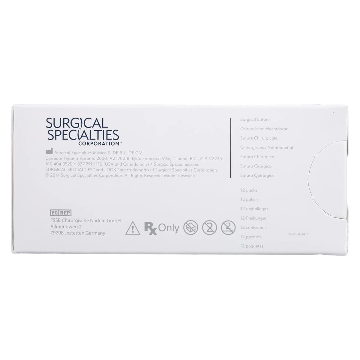 LOOK™ Sharpoint™ Plain Gut Suture, 5-0, 27" (70 cm), C-6 Reverse Cutting Needle, 3/8 Circle, 18 mm, Beige, 12/Box, 550B thumbnail 4