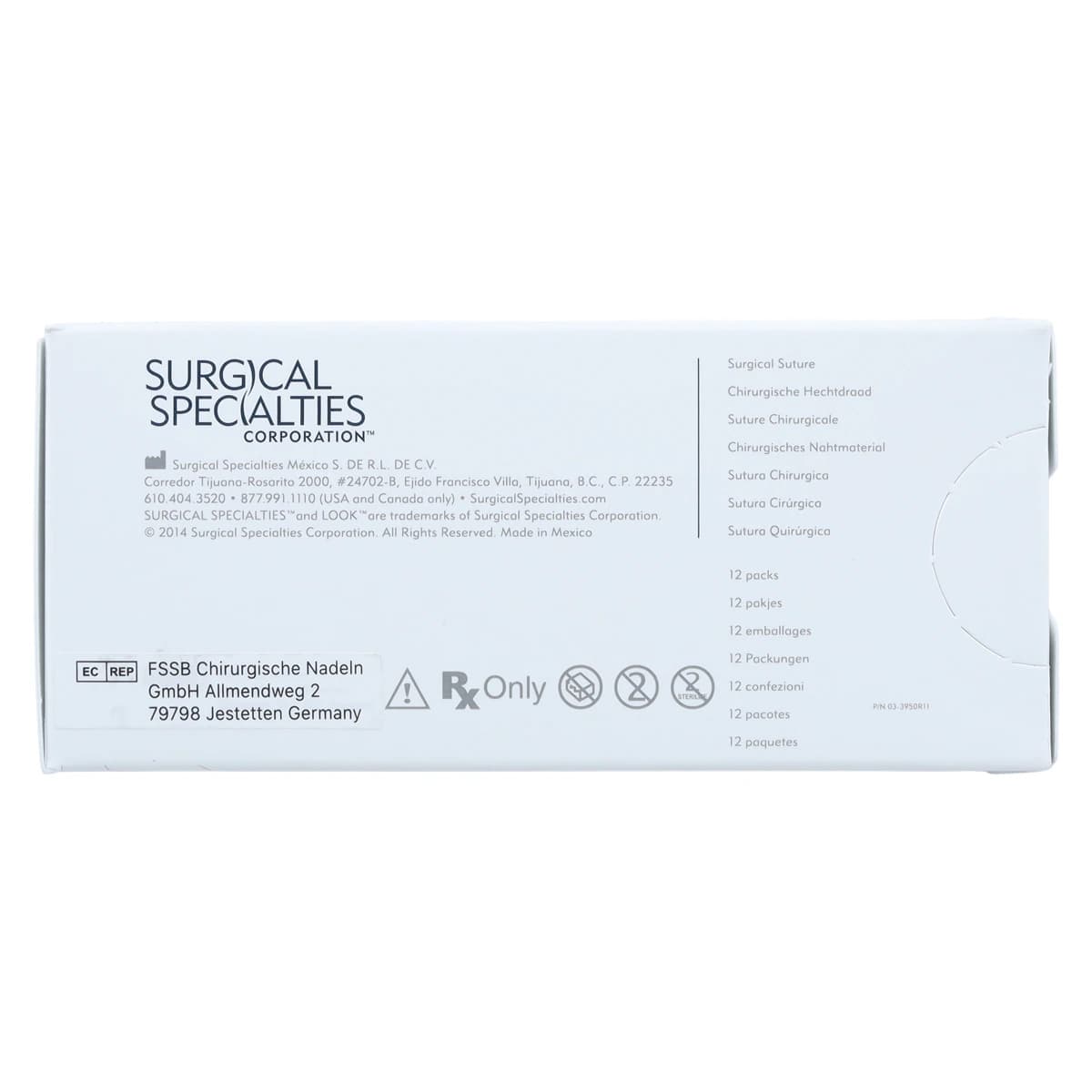 LOOK™ Sharpoint™ Sutures 5-0 Nylon Monofilament C-17 3/8 Circle Reverse Cutting Black 18 Inch 12/Box thumbnail 4