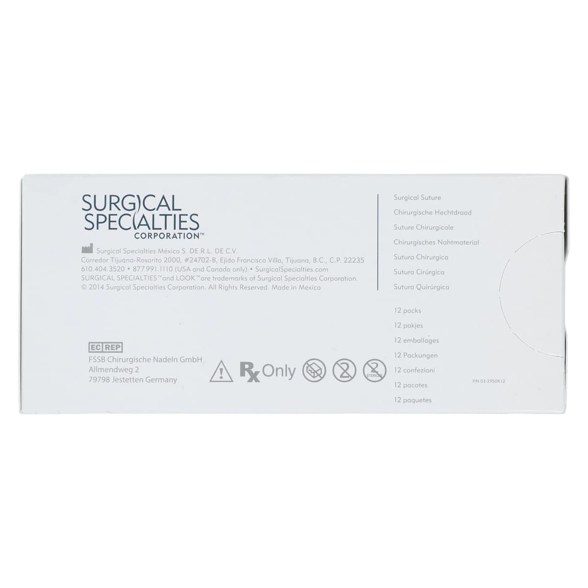Chromic Gut Suture with C3 Needle (PRC), 3/8 Circle, 18"/45 cm, # 5-0, 12/Pk, 1248B thumbnail 4