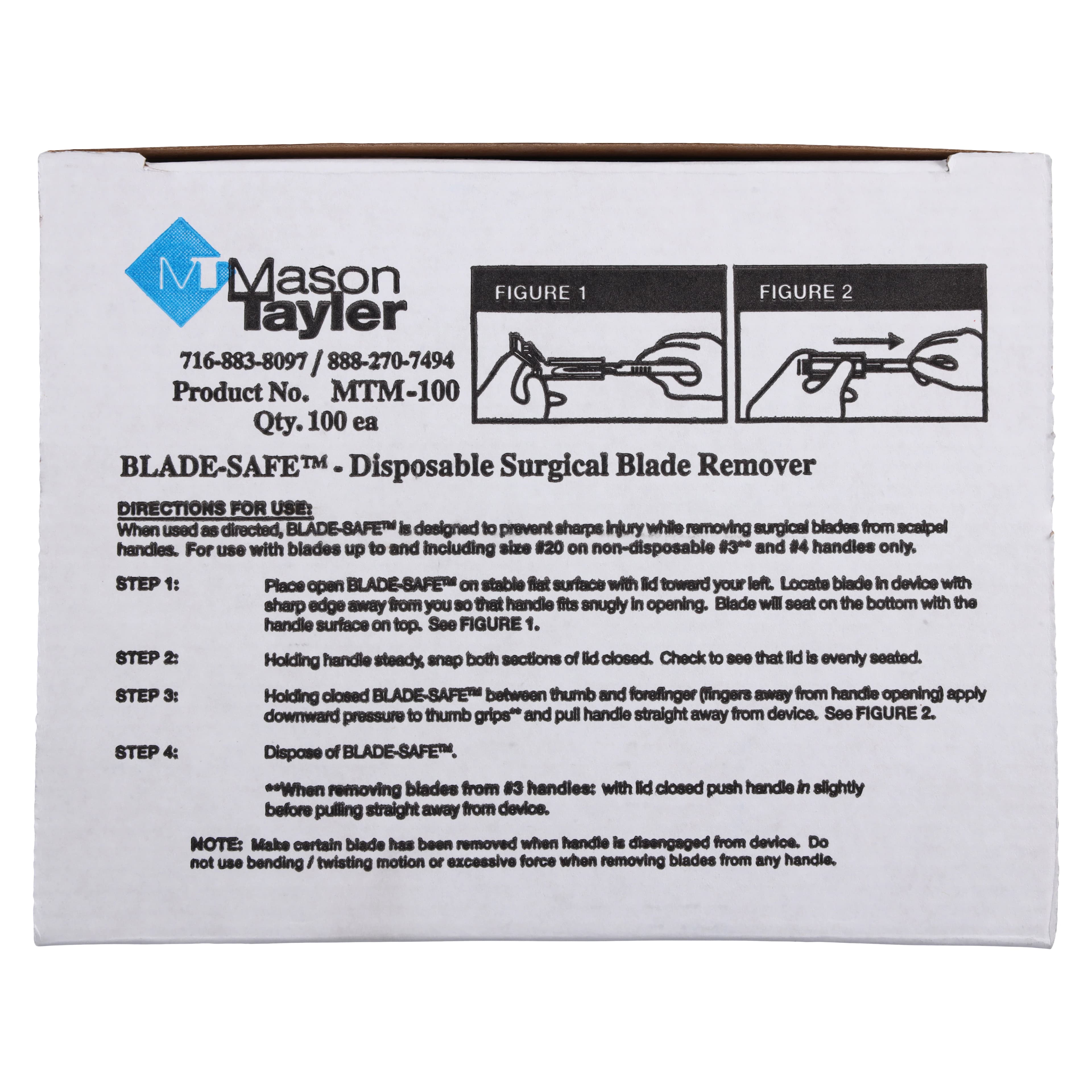 BladeSafe Surgical Blade Remover, Disposable, 100/Box, MTM-100 thumbnail 5