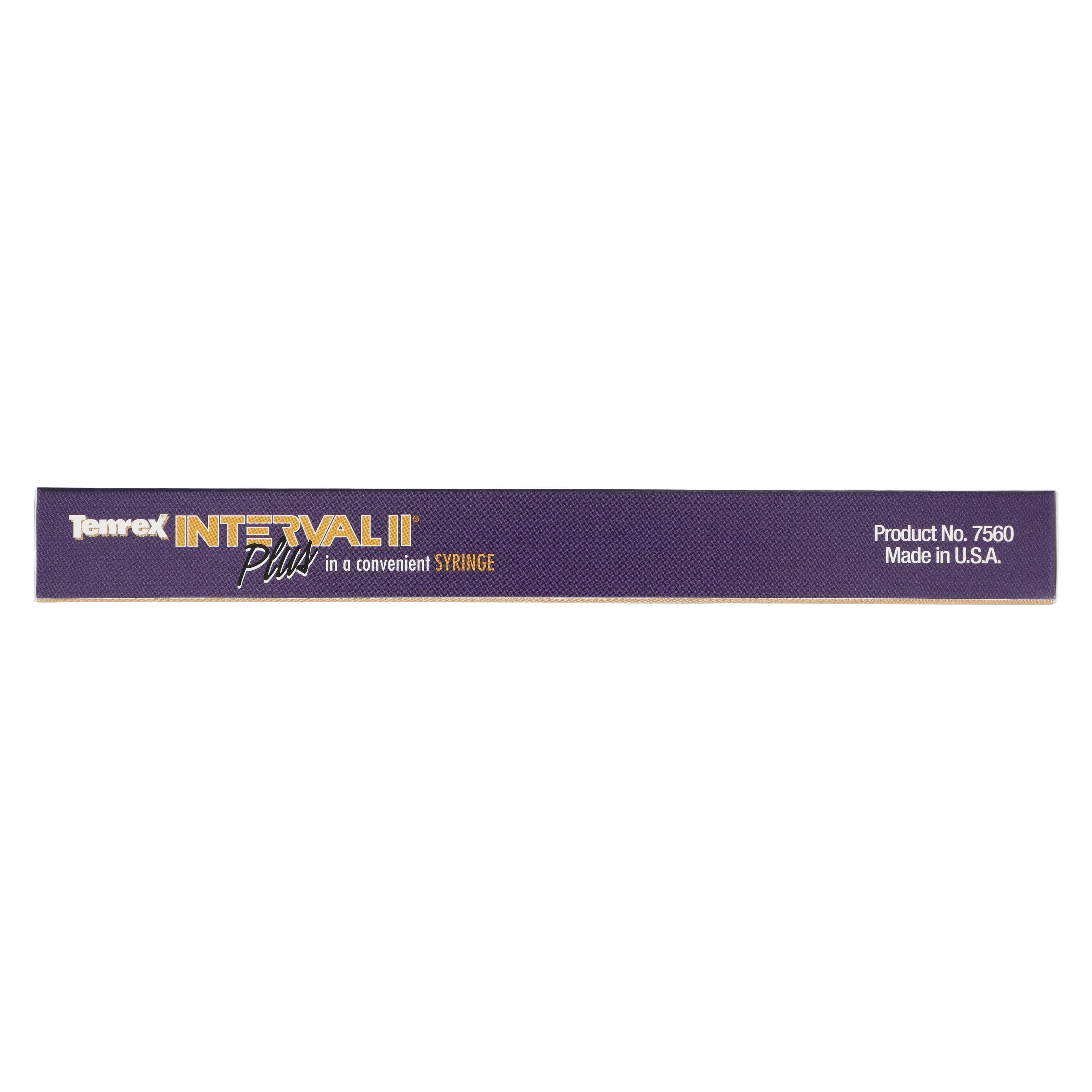 Temrex Interval II Plus Temporary Filling Material Syringe, 5g, Refill, 7560 thumbnail 5