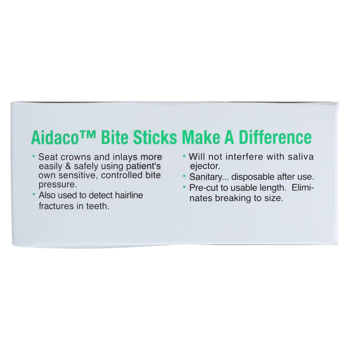 Temrex Aidaco Bite Sticks, Pine Wood, 1/4" x 2", 80/Box, 2900 thumbnail 6