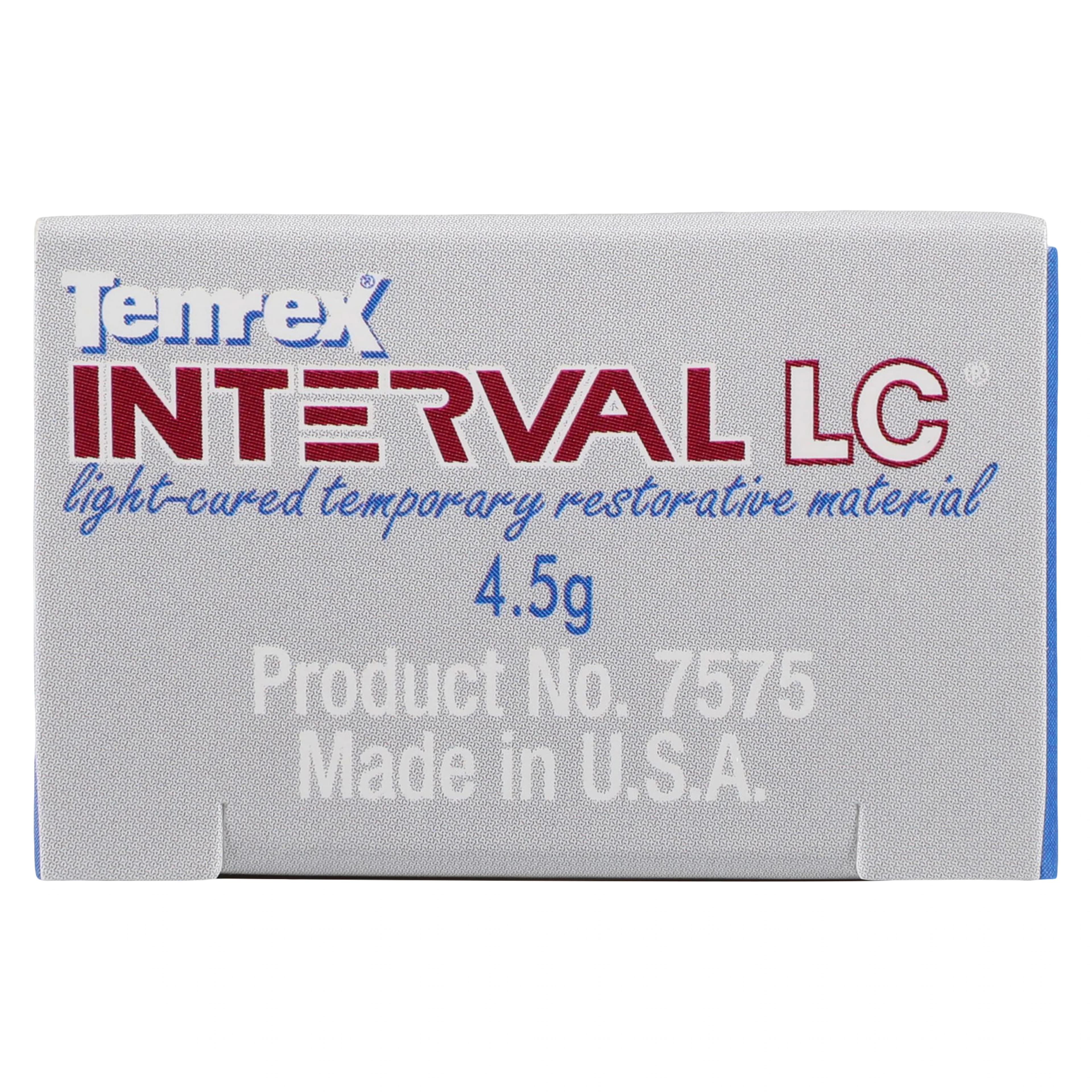 Temrex Interval LC Light-Cured Temporary Restoration Material Syringe, 4.5 g, Refill, 7575 thumbnail 7
