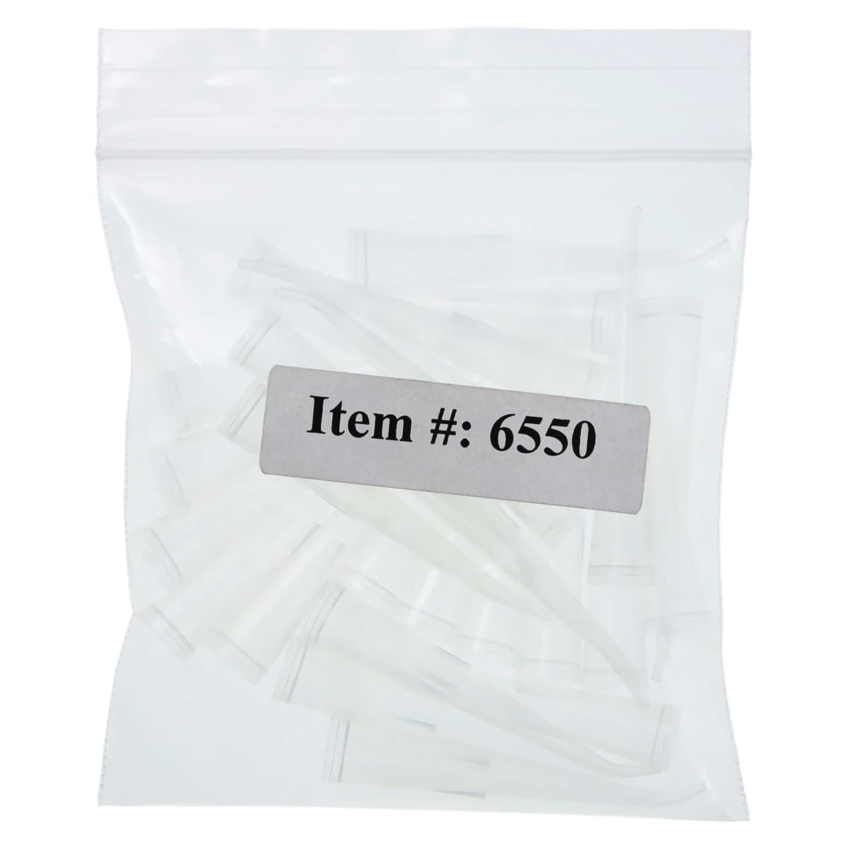 Temrex Gel-Etch Disposable Syringe Tips Refill, Clear, 20 Gauge, 25/Pkg, 6550 - Gel Etch Tips 25/Pk - Image 1
