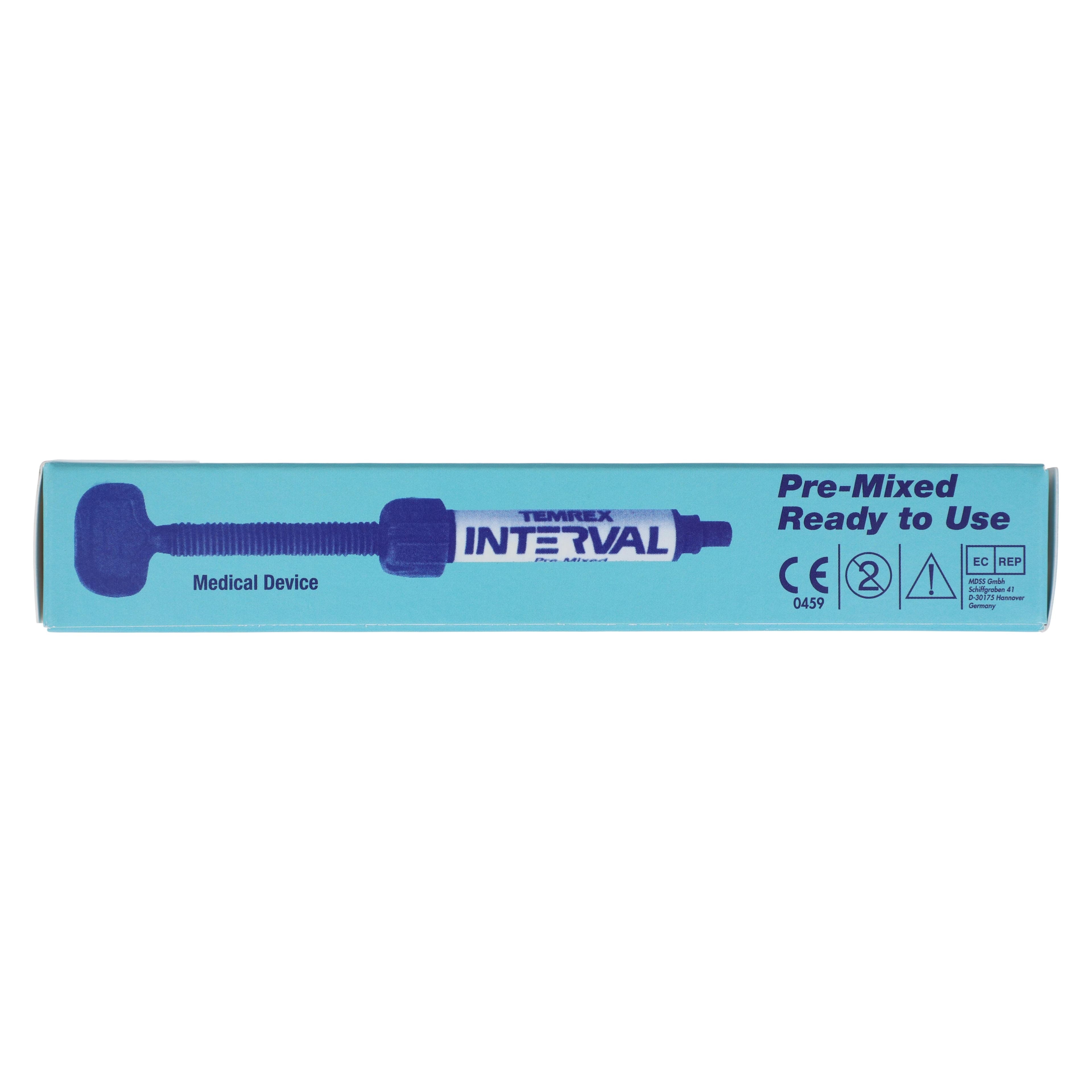 Temrex Interval Temporary Filling Material, Complete Package, 6.5 g Syringe with 3 Bars, 1/Pk, 7500 thumbnail 5