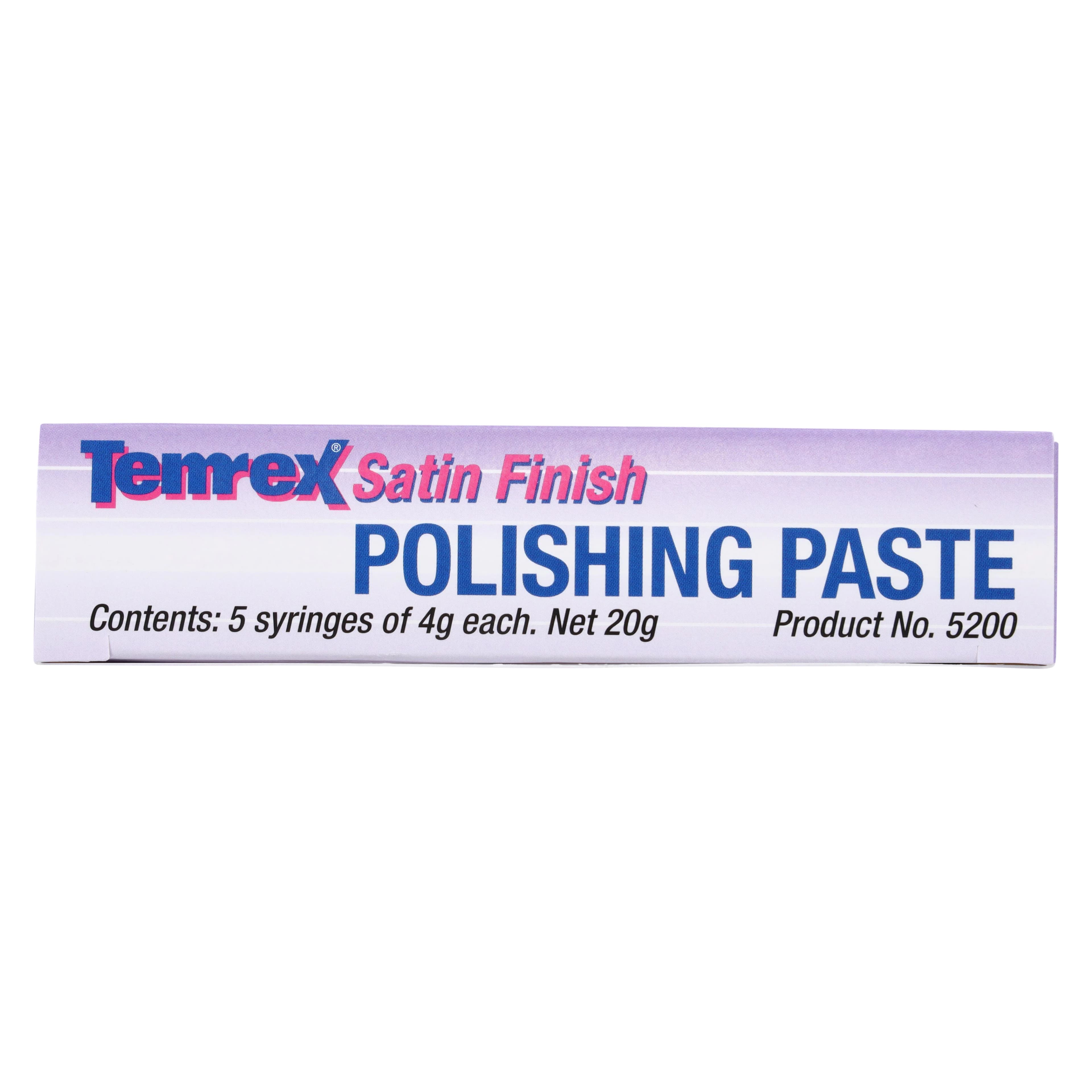 Temrex Satin Finish Polishing Paste for Composites, 4 g Syringe, 5/Pkg, 5200 thumbnail 5