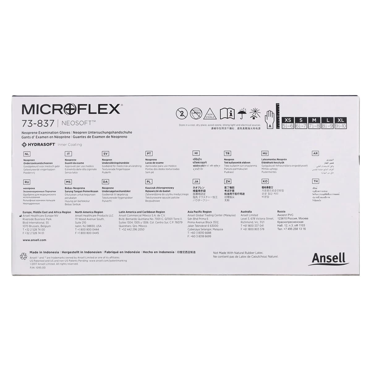 Microflex NeoSoft Neoprene Exam Gloves, Powder-Free, Latex-Free, Large, Green, 100/Bx, 73-837 thumbnail 8