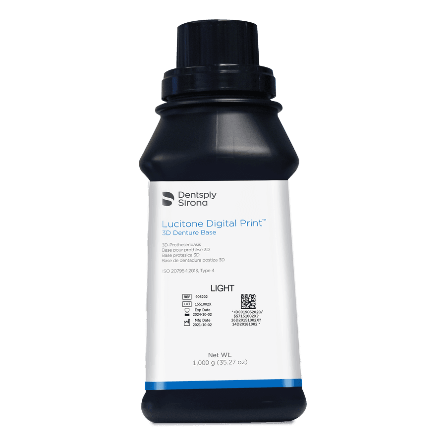 Lucitone Digital Print 3D Denture Resin Light, 1000g Bottle thumbnail 2