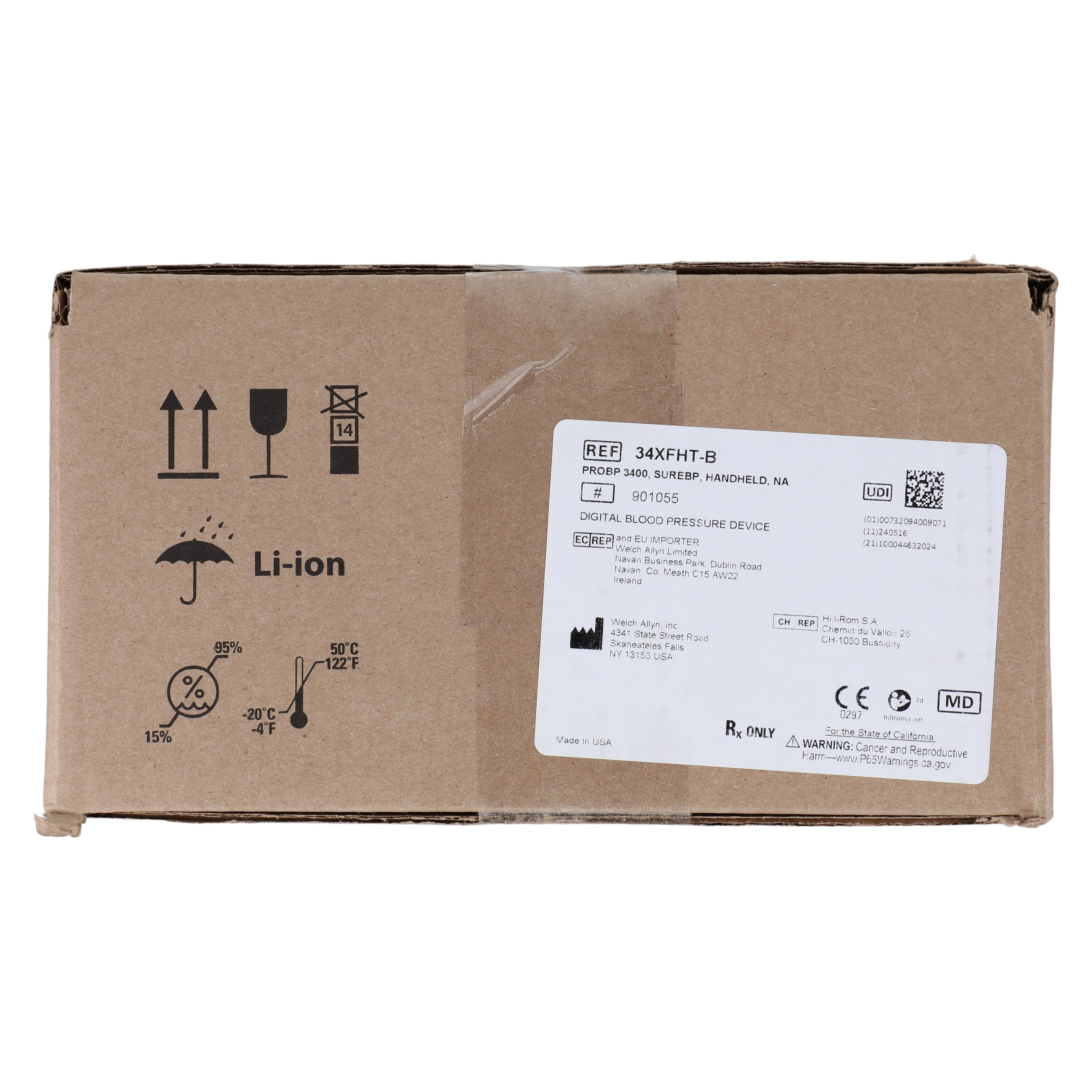 Welch Connex ProBP 3400 SureBP NIBP Blood Pressure Monitor, Size 11/12 Arm, Digital Display thumbnail 12