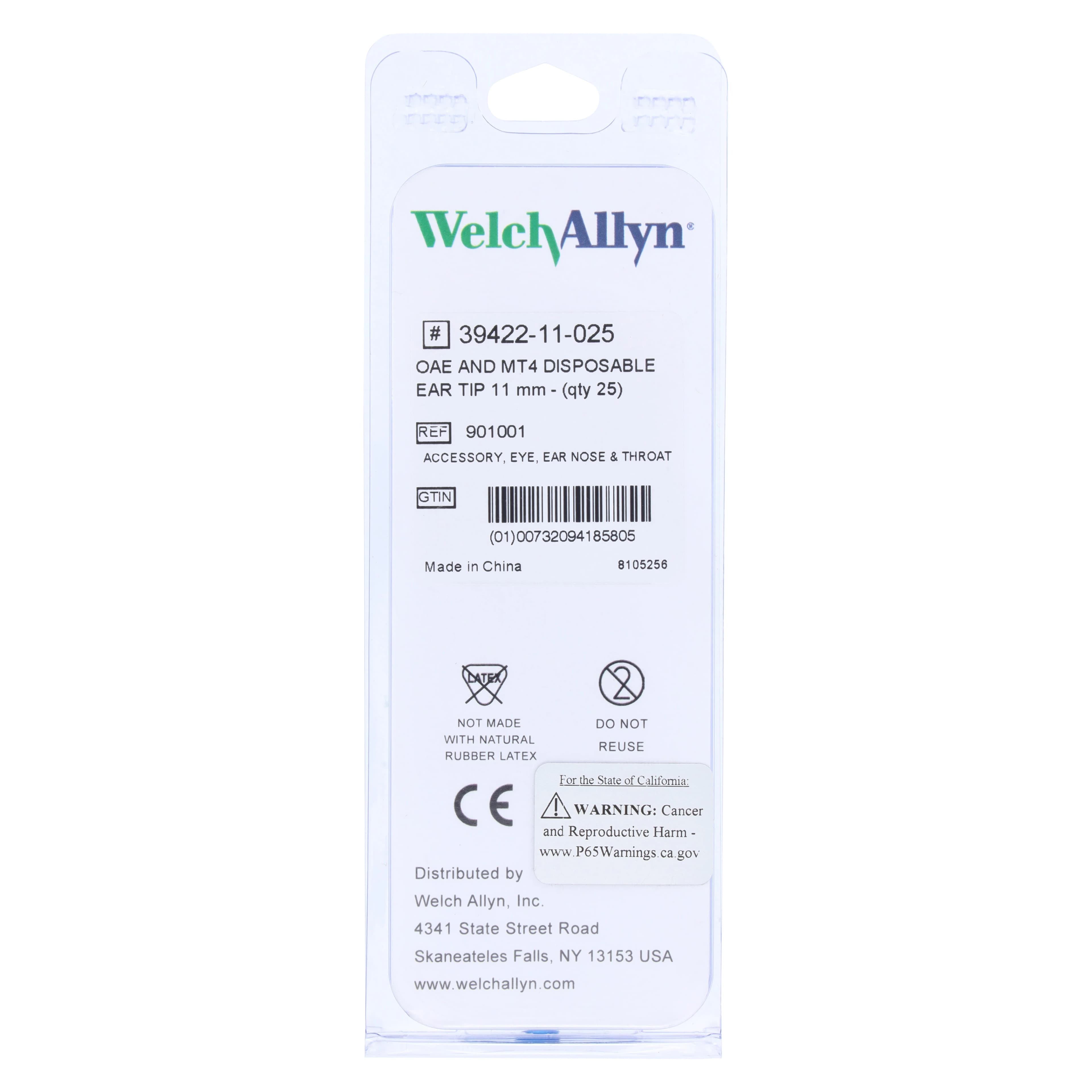 Welch Allyn OAE Disposable Ear Tips for Hearing Screener, 25/Box thumbnail 2