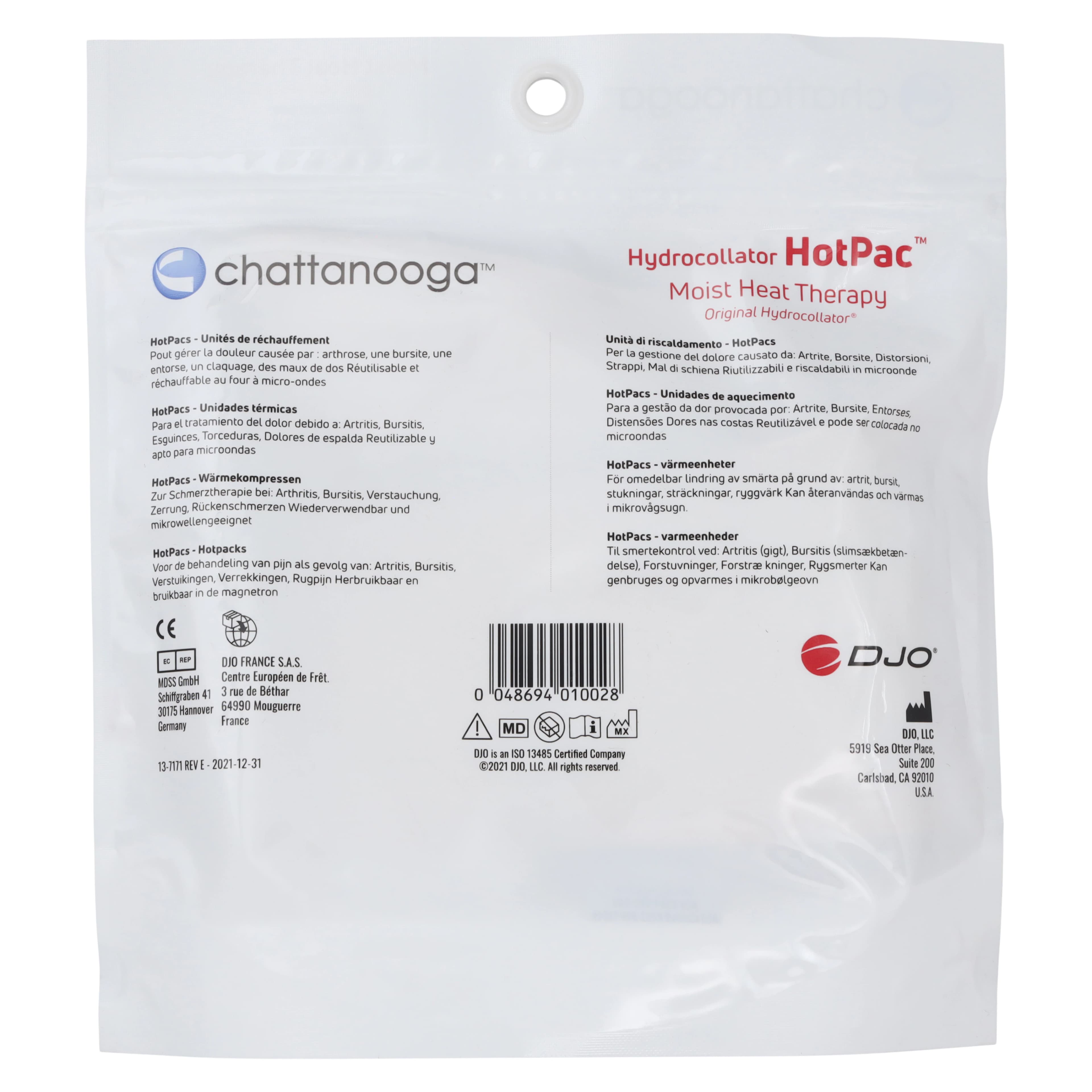 Chattanooga Hydrocollator HotPac Moist Heat Pack, Neck, 24" thumbnail 5