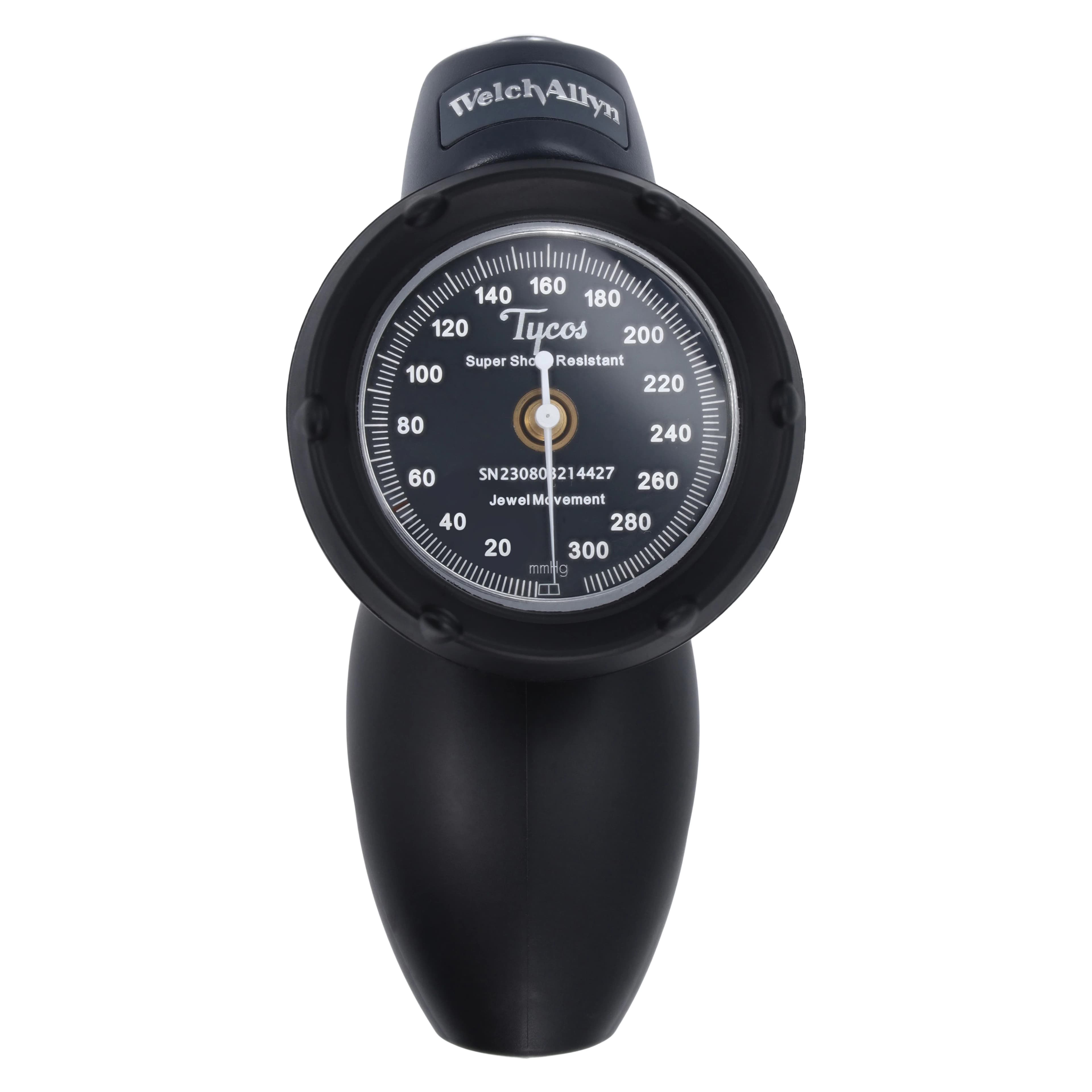 Welch Allyn DuraShock Platinum Series Aneroid Gauge & Bulb, Black/Gray, Latex-Free, Dial Display thumbnail 3