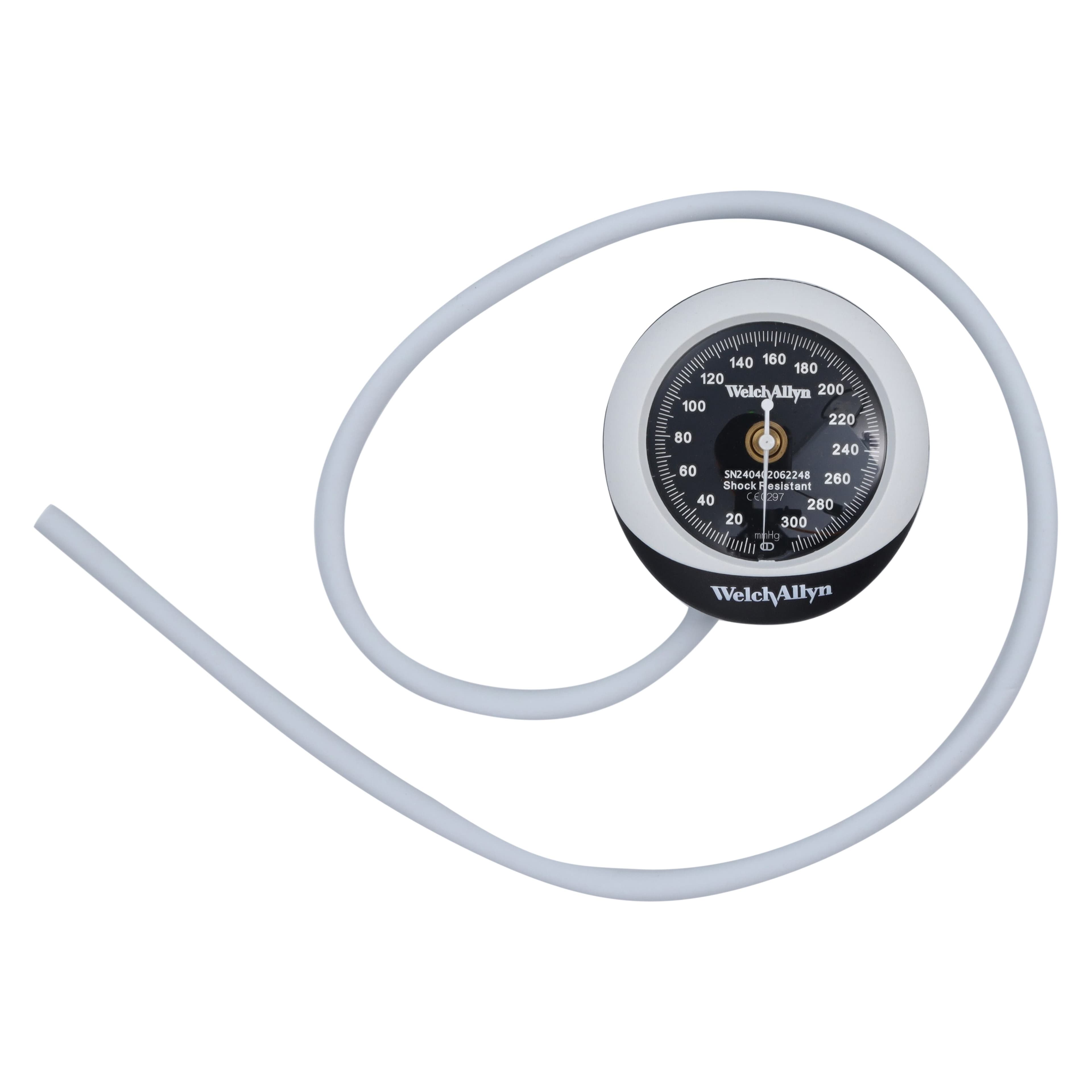 Welch Allyn DuraShock Silver Series Aneroid Sphygmomanometer, Adult Size 12, Black/Gray, Latex-Free, Arm Dial Display thumbnail 5