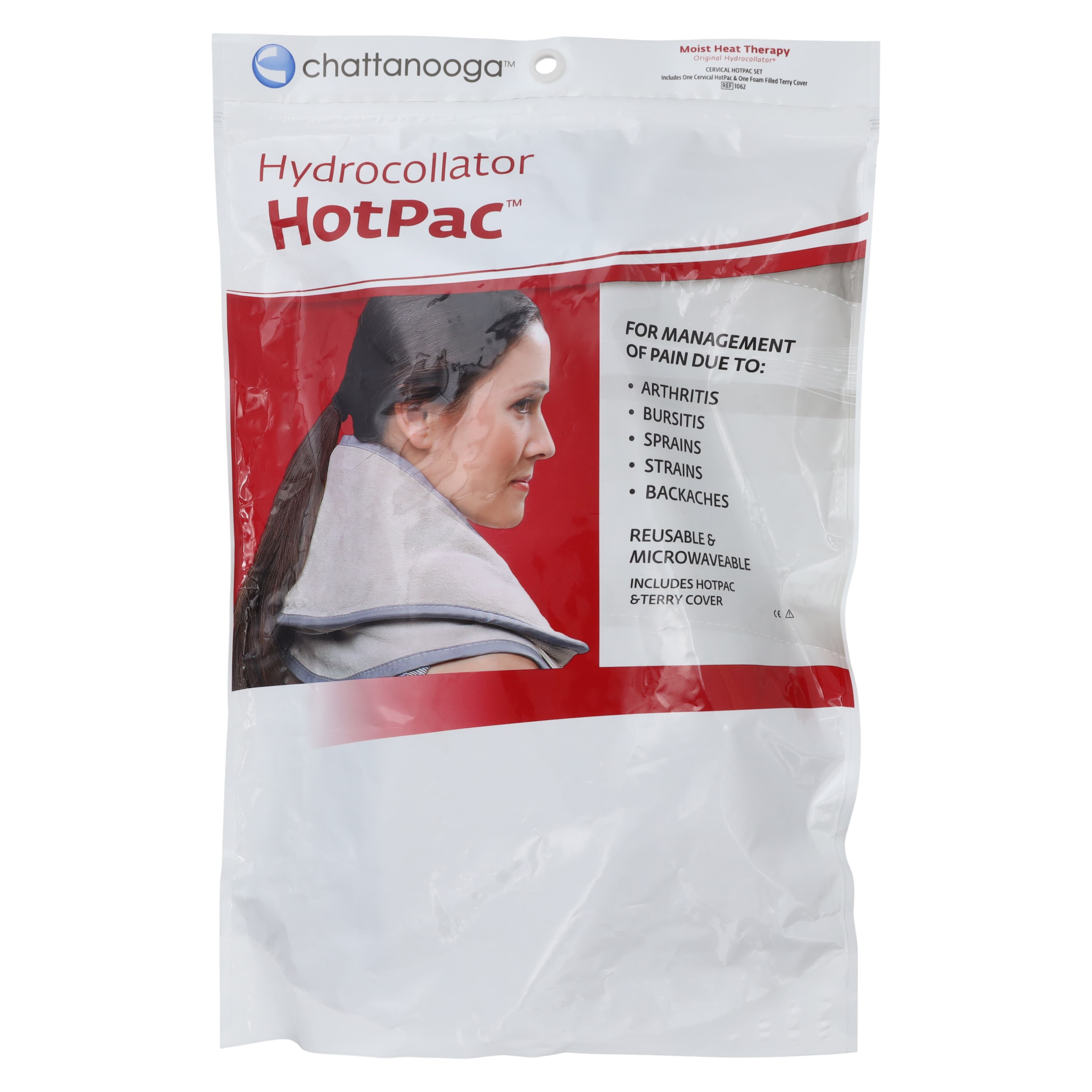 Chattanooga Hydrocollator HotPac Neck Hot Pack with Standard Terry Cover, 24" thumbnail 7