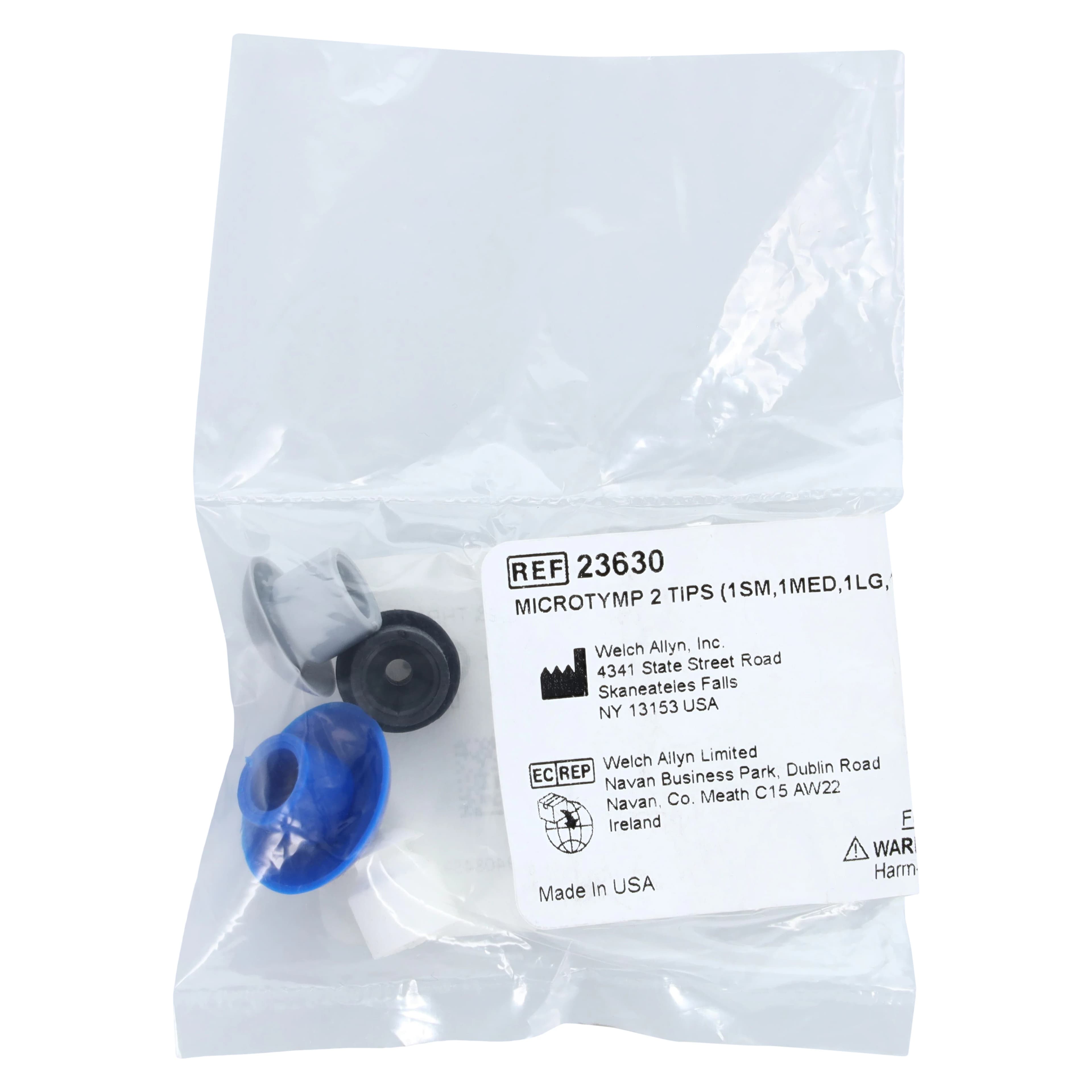 Welch Allyn MicroTymp 2 Tympanometer Eartip Set, 4/Package - Microtymp Tip Set - Image 1