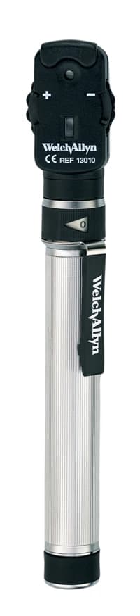 Welch Allyn PocketScope Ophthalmoscope, Twist Lock Connection, 2.5V, with AA Battery - Pocketscope Ophth W/AA - Image 1