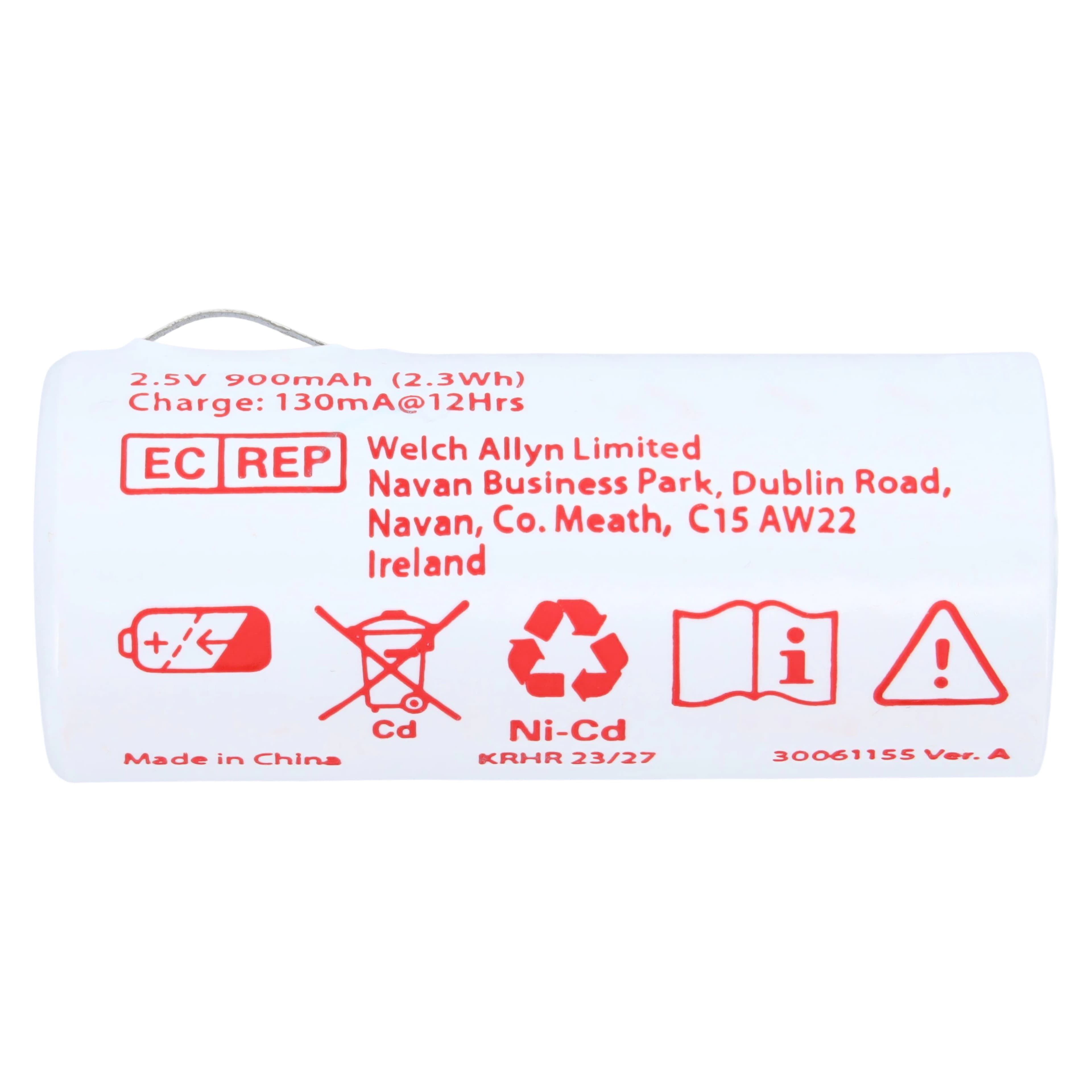 Welch Allyn Rechargeable Battery, Red thumbnail 3