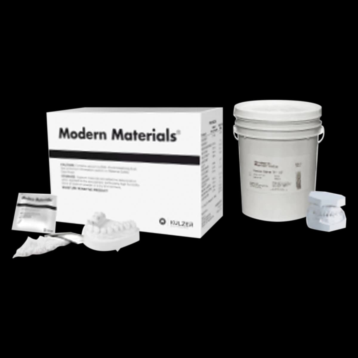 Kulzer Modern Materials Lab Plaster, White, Regular Set, Type II, 25 lb Carton, 50048472 - Lab Plaster White RS 25lb - Image 1