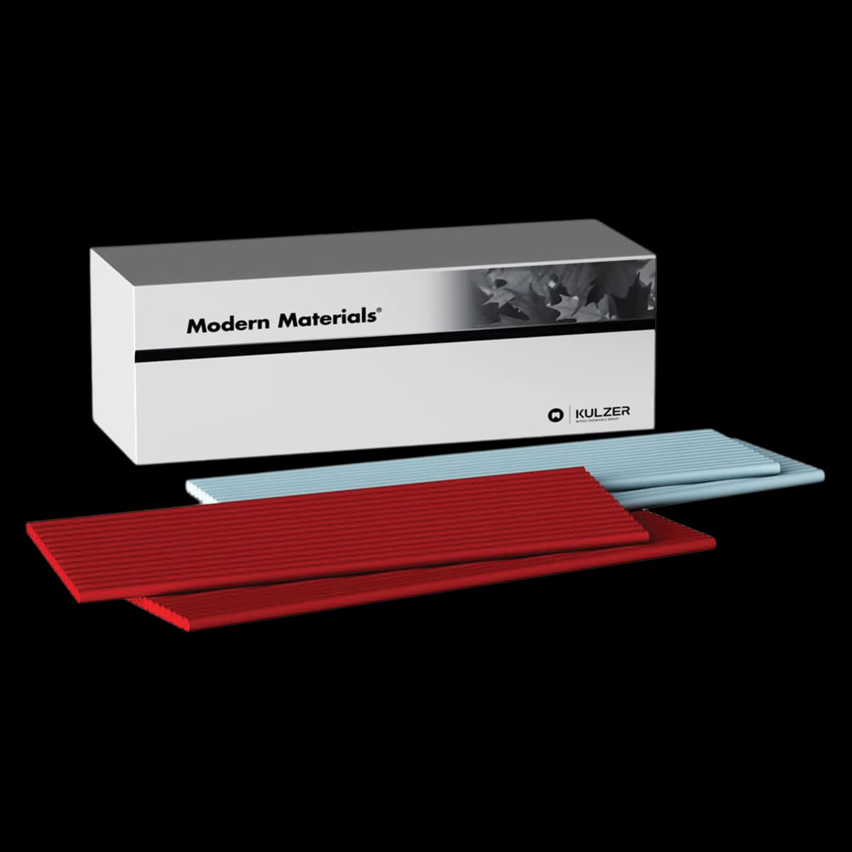 Kulzer Modern Materials Utility Wax Square Ropes, Red, 3/16" x 11", 55/Box, 50094493 thumbnail 2