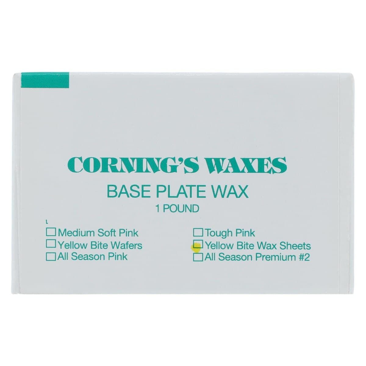 Corning Rubber Co Inc Yellow Bite Wax, 1 lb thumbnail 3