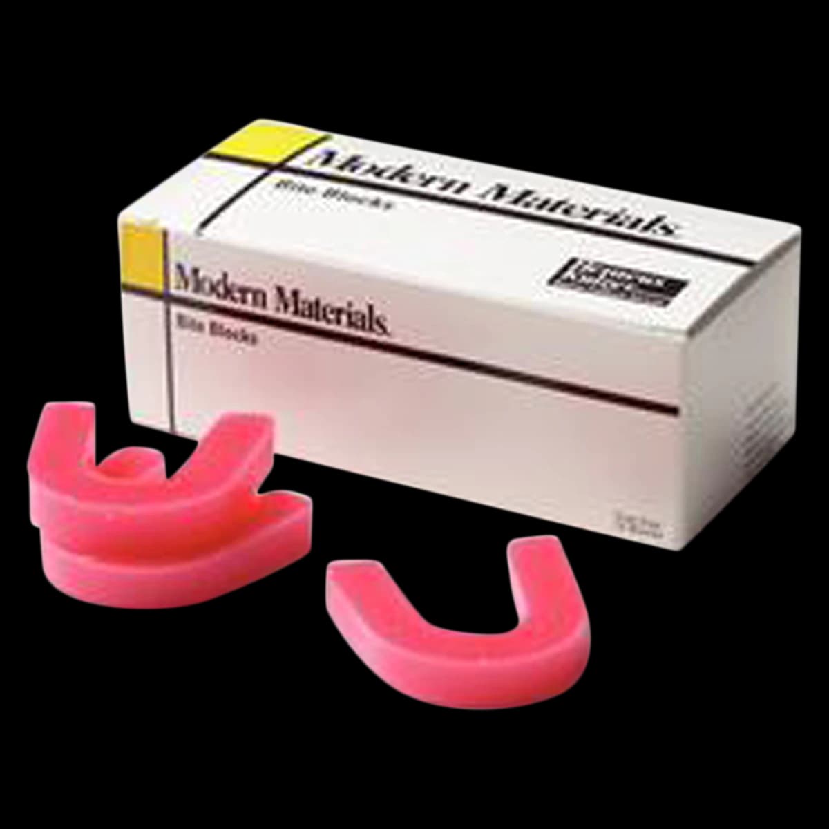 Kulzer Modern Materials Bite Blocks, Soft, Pink, Trial Package, 12 per Box thumbnail 2