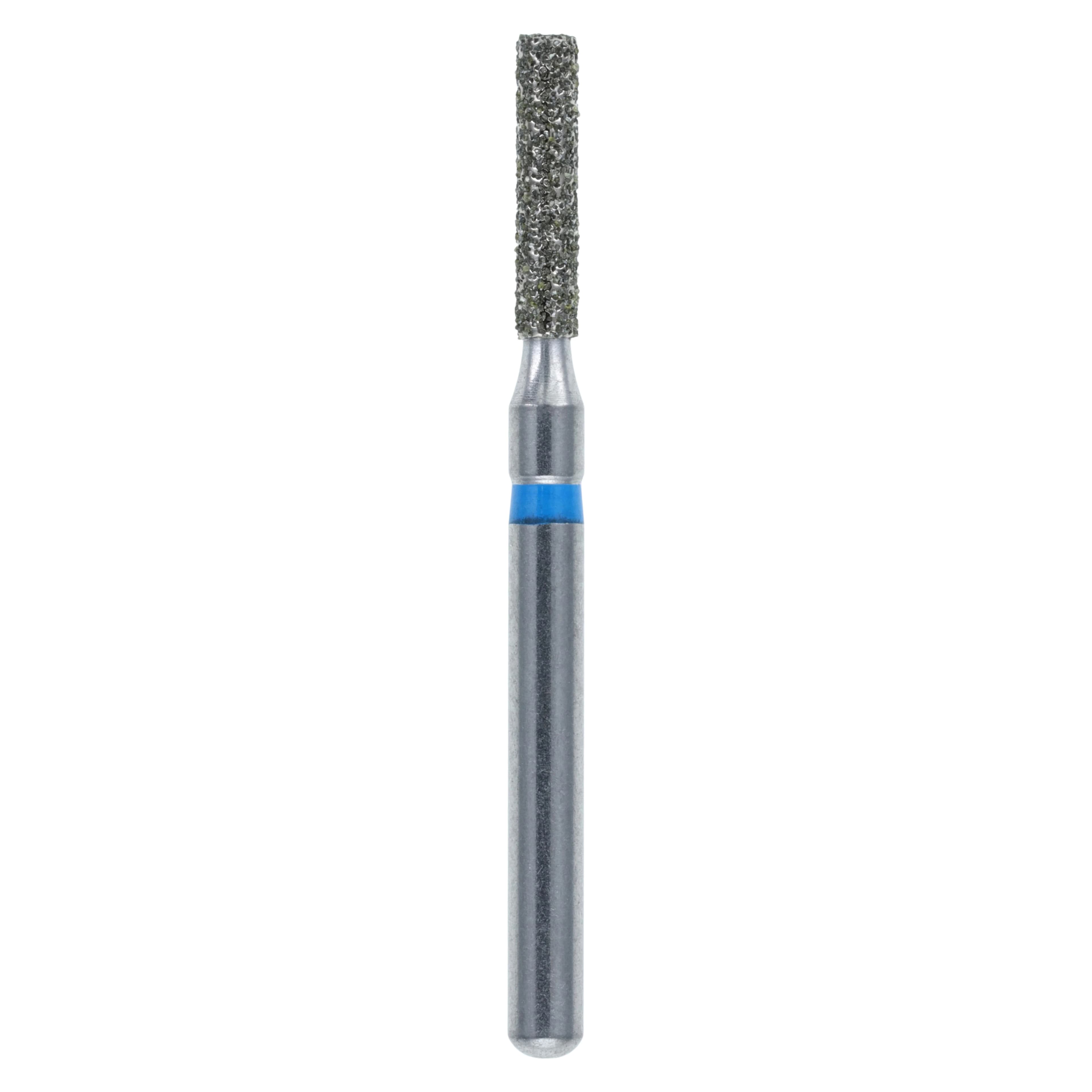 HSI Flat End Cylinder FG Diamond Burs, Single Use, Medium, 836-014M, 25/Box - HSI Flat End Cylinder FG Diamond Burs, Single Use - Image 1
