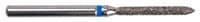 Diamond Single-Use FG Beveled Cylinder Bur, Friction Grip, Medium, 879-012M, 25/Box - Diamond Single-Use FG - Image 1