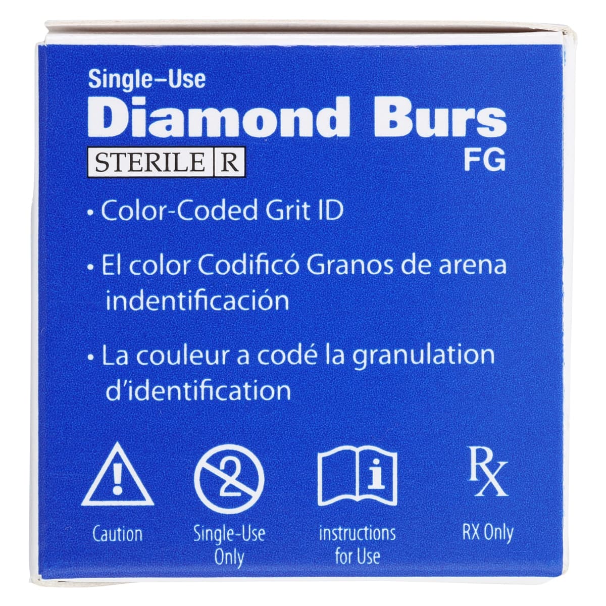HSI Needle FG Diamond Burs, Single Use, Extra Fine, 859L-012XF, 25/Box thumbnail 6