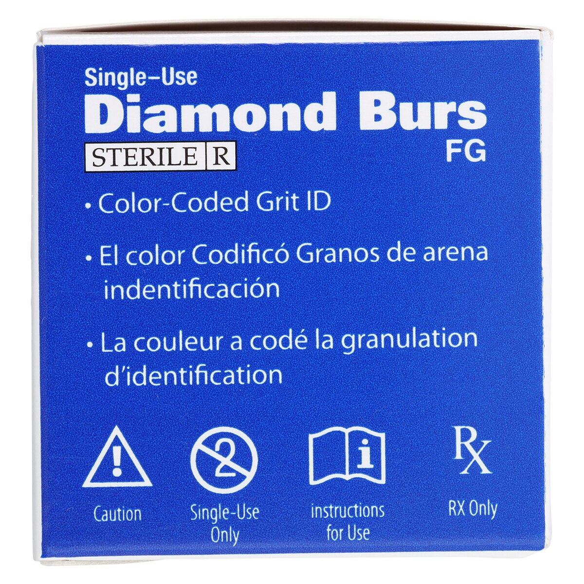 Diamond Single-Use FG Friction Grip Extra Fine Flame Bur, 860-016XF, 25/Box thumbnail 6