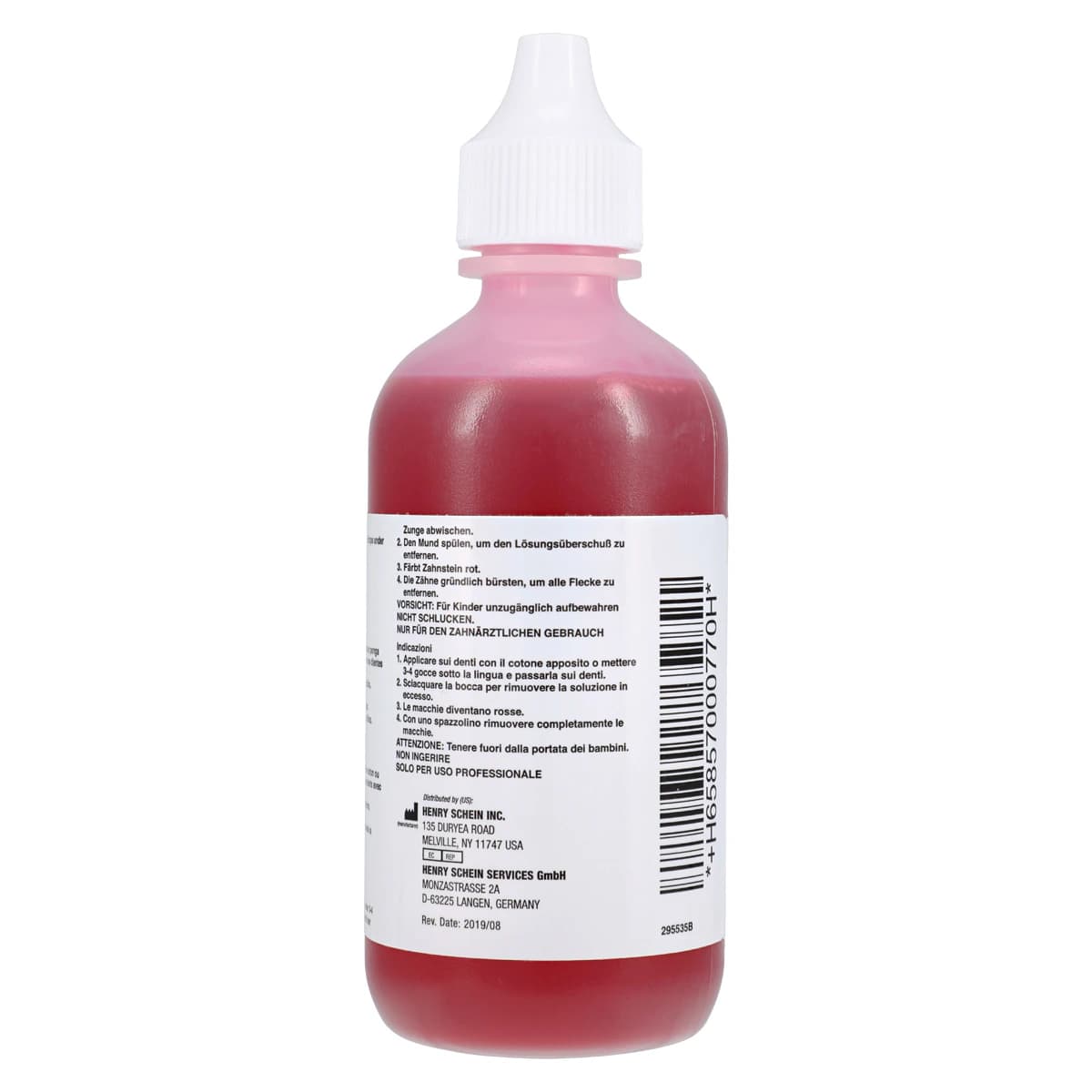 Acclean Disclosing Solution, Red, 4 oz/Bottle thumbnail 4