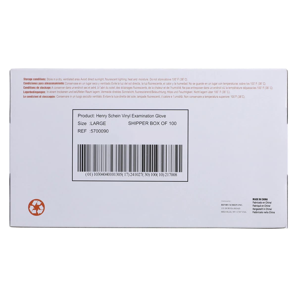 Criterion Vinyl Exam Gloves, Clear, Non-Sterile, Large, 100/Box thumbnail 9