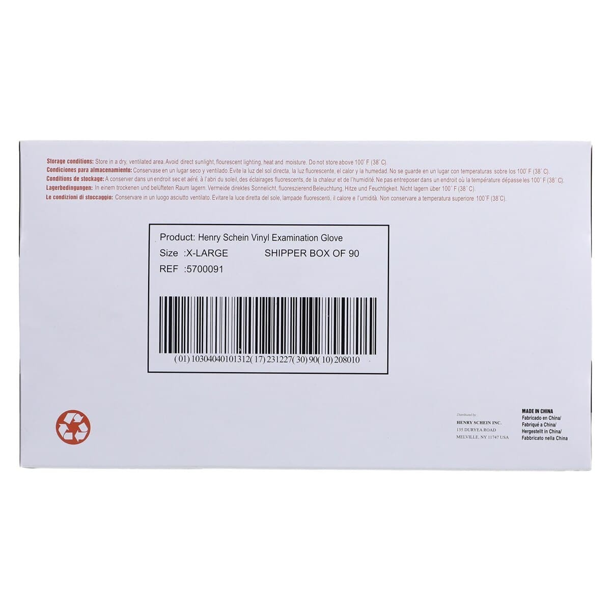 Criterion Vinyl Exam Gloves, X-Large, Clear, Non-Sterile, 90/Box thumbnail 9