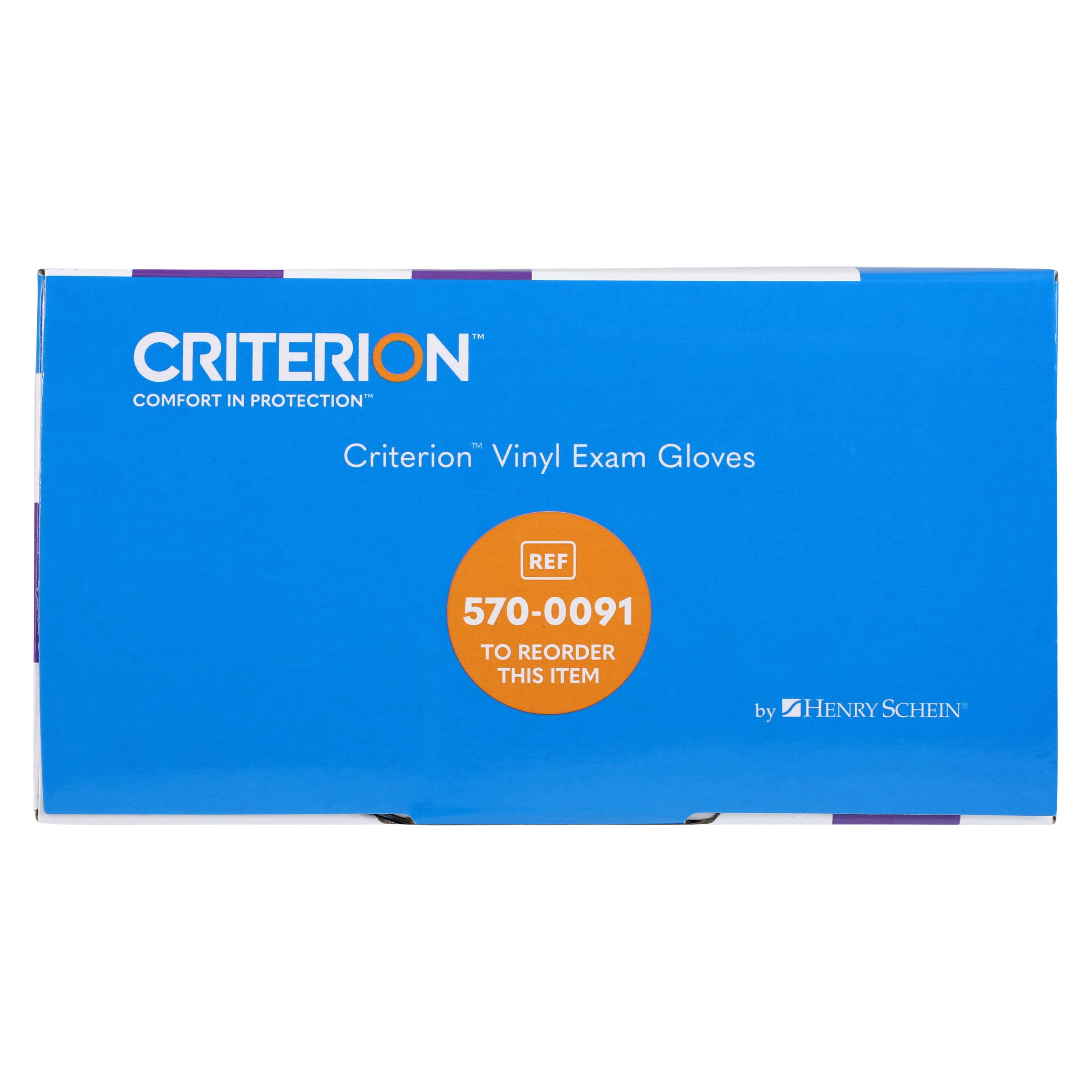 Criterion Vinyl Exam Gloves, X-Large, Clear, Non-Sterile, 90/Box thumbnail 6