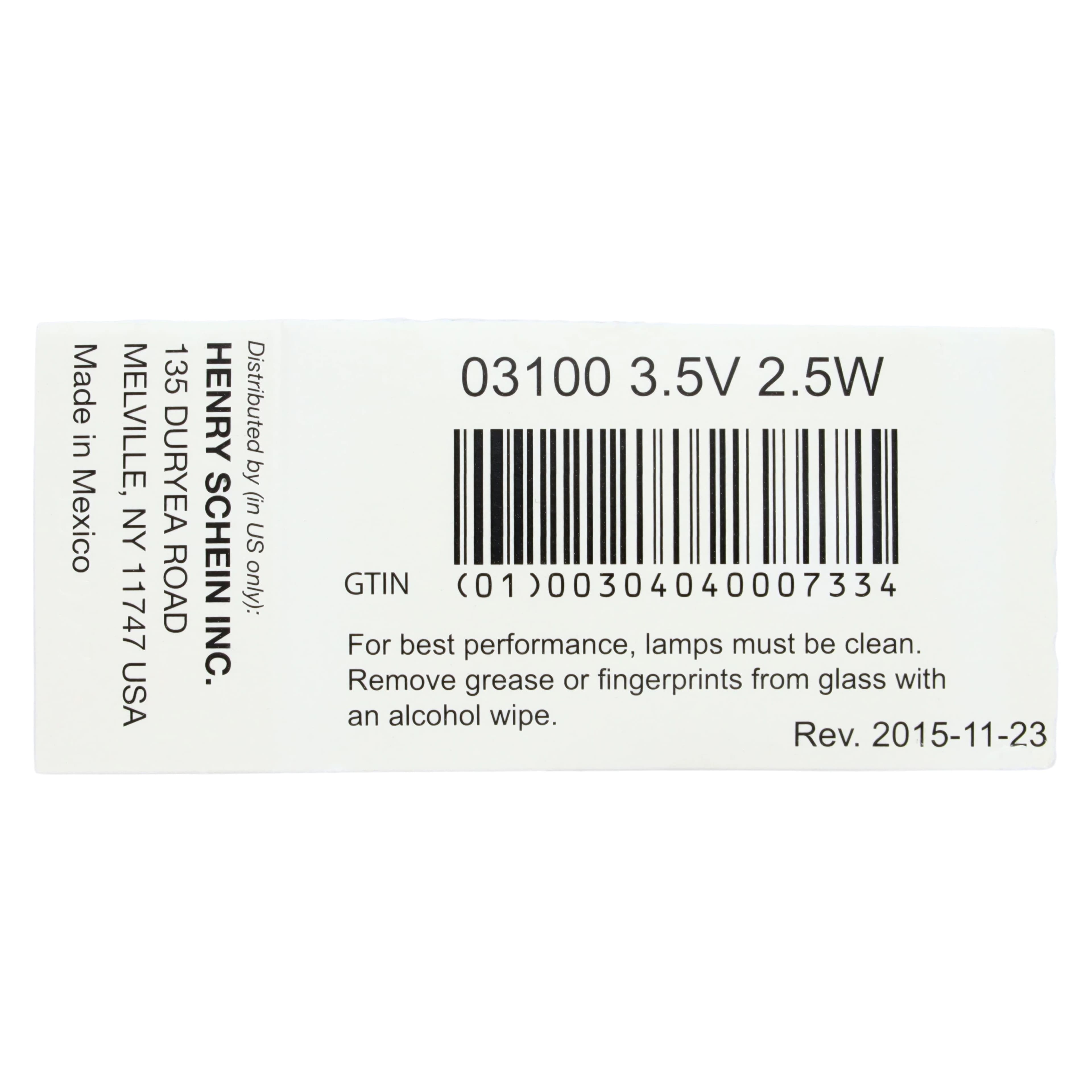 Henry Schein Replacement Bulb for Diagnostic/Operating Otoscope, Each thumbnail 2