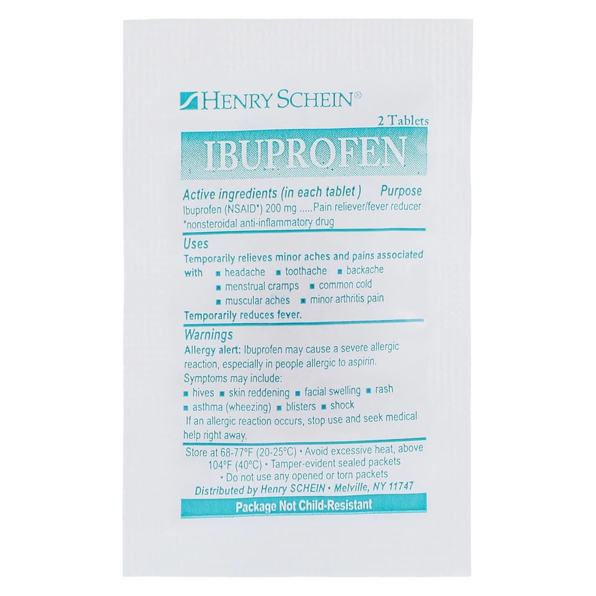 Ibuprofen Tablets, 200mg, 250 Count Pouch, 2/Box thumbnail 6