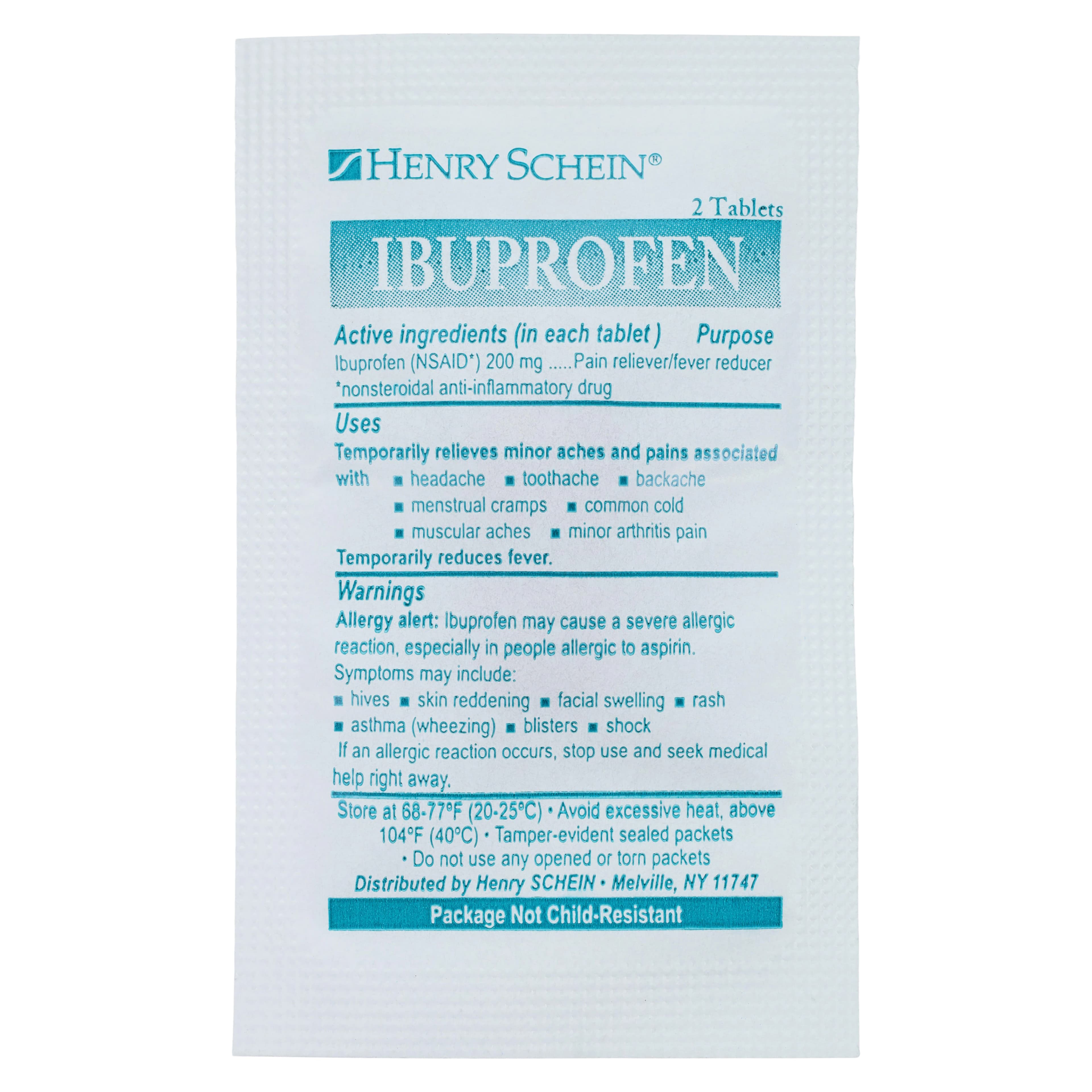 Ibuprofen Tablets, 200mg, 250 Count Pouch, 2/Box thumbnail 8