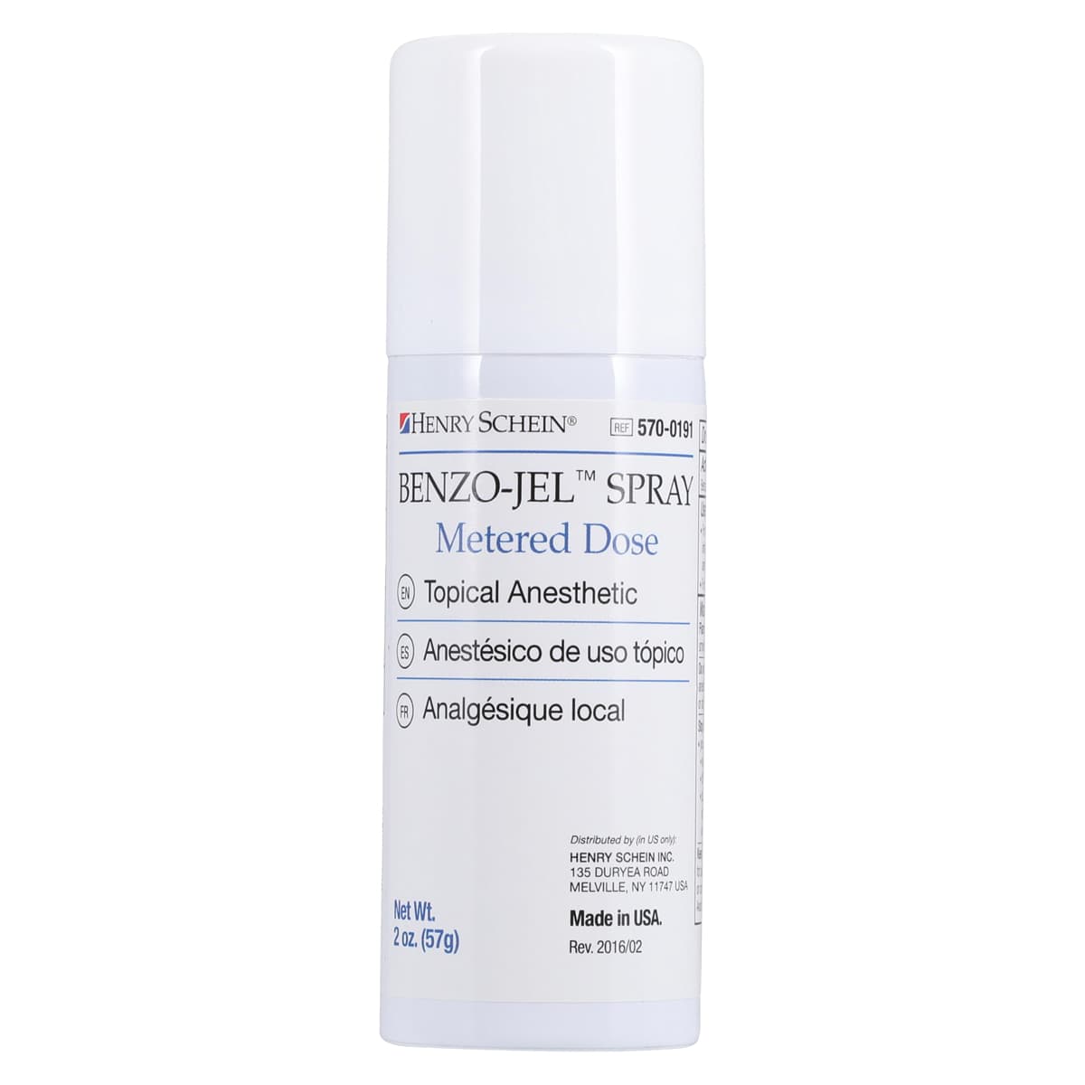 Benzo-Jel Topical Anesthetic Spray, 20% Benzocaine, Peppermint Flavor, 2 oz/Can thumbnail 3