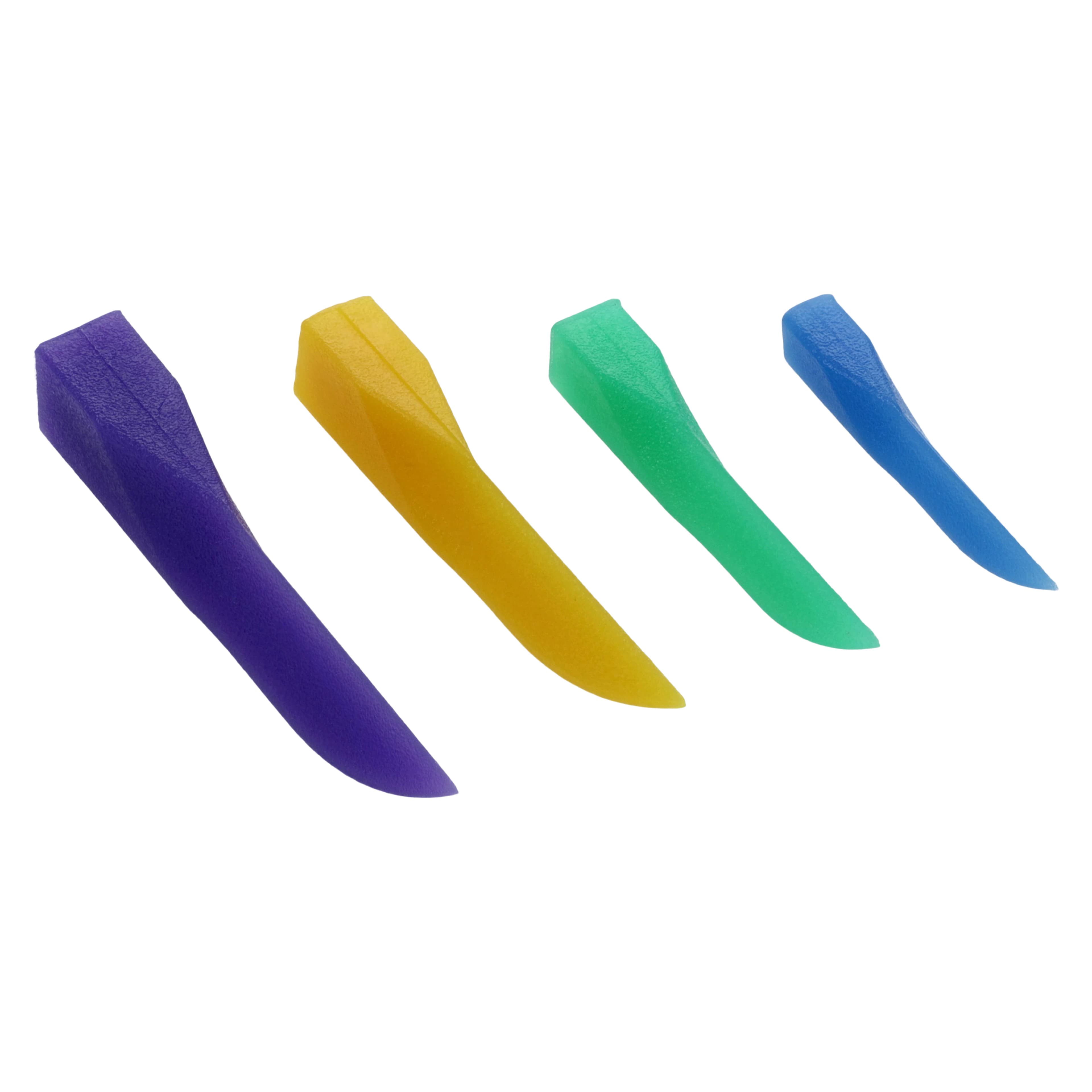 Henry Schein Interdental Plastic Wedges, Assorted, Color-Coded, 400/Box thumbnail 2