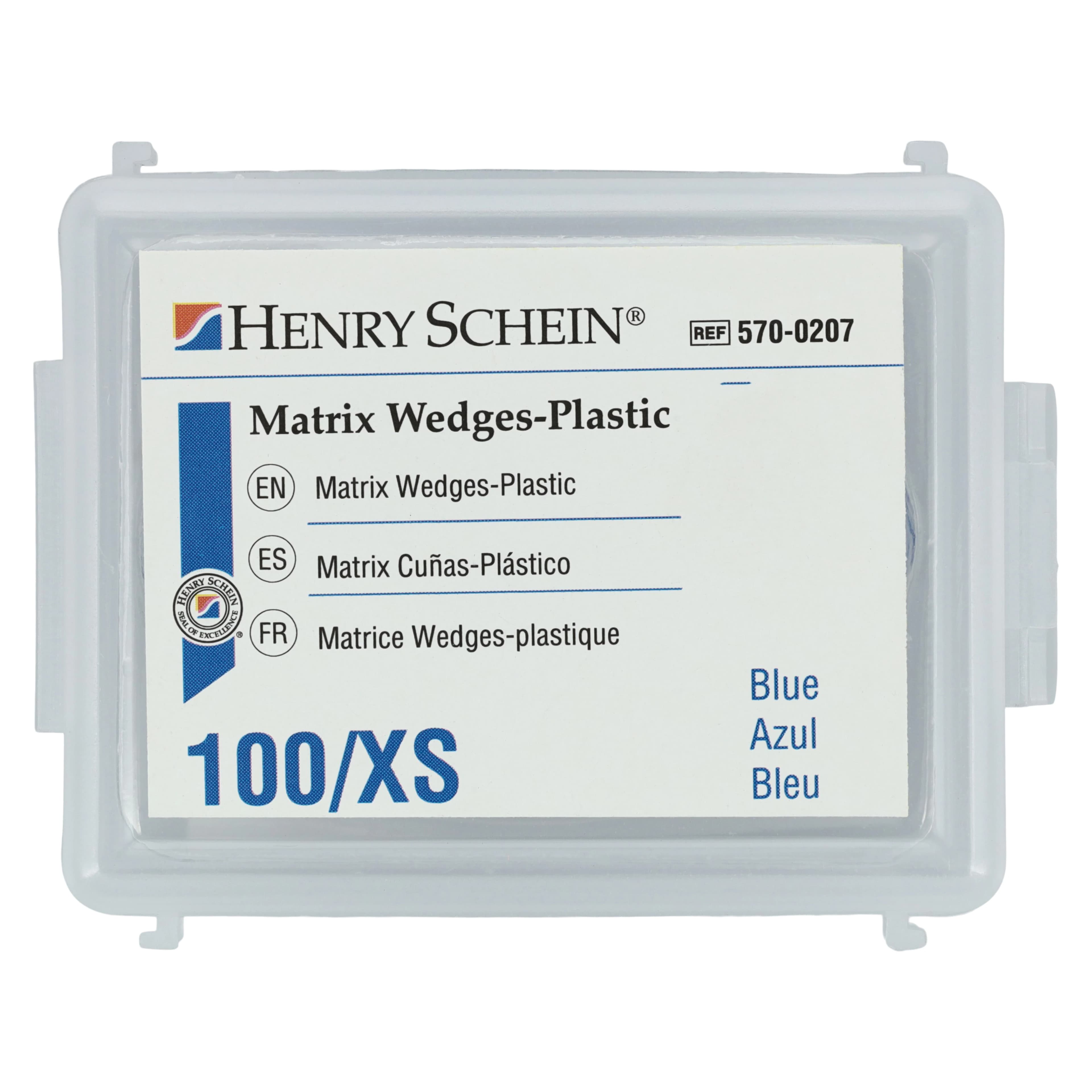 Henry Schein Interdental Plastic Wedges, X-Small, Color-Coded, 100/Box thumbnail 3