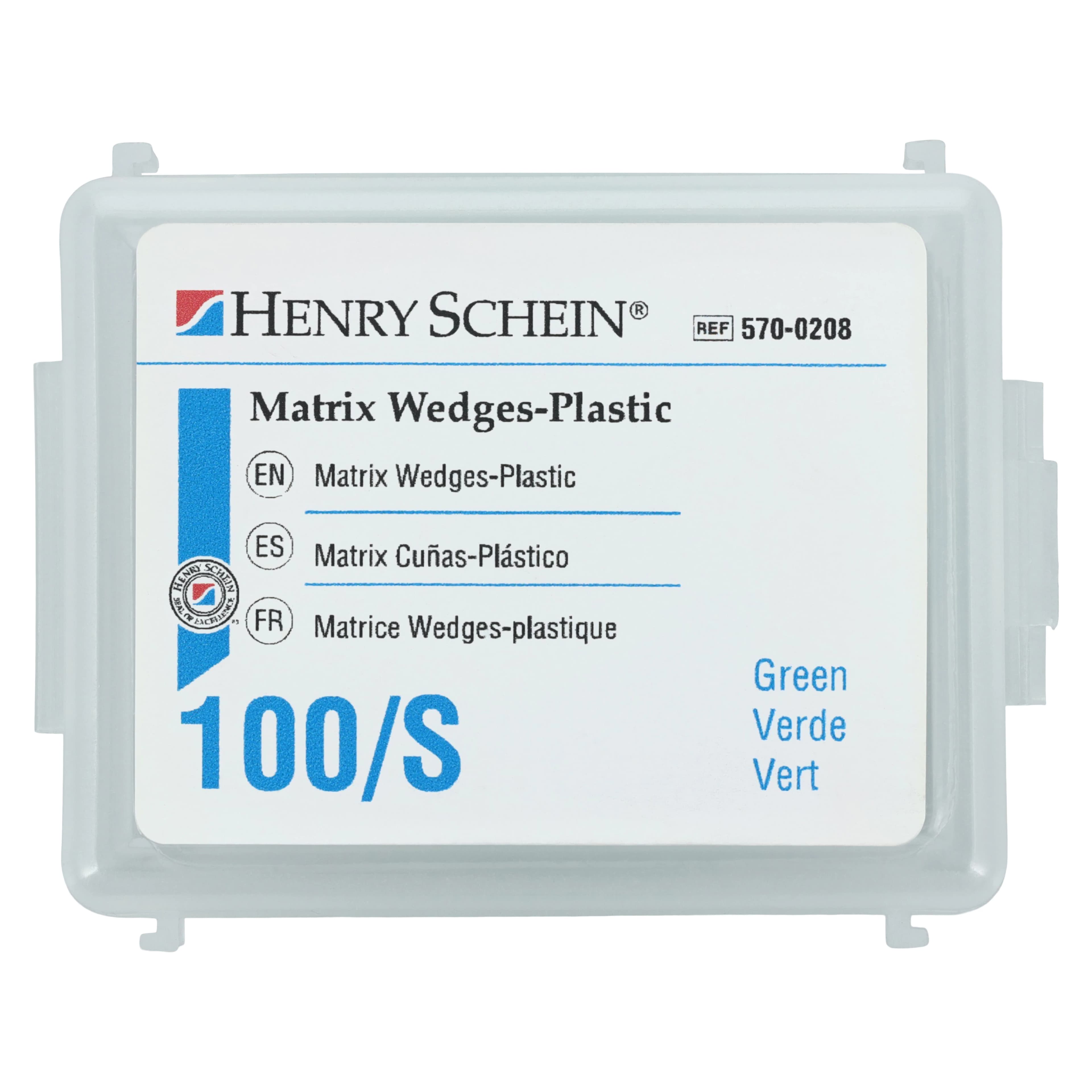Henry Schein Interdental Plastic Wedges, Small, Color-Coded, 100/Box thumbnail 3