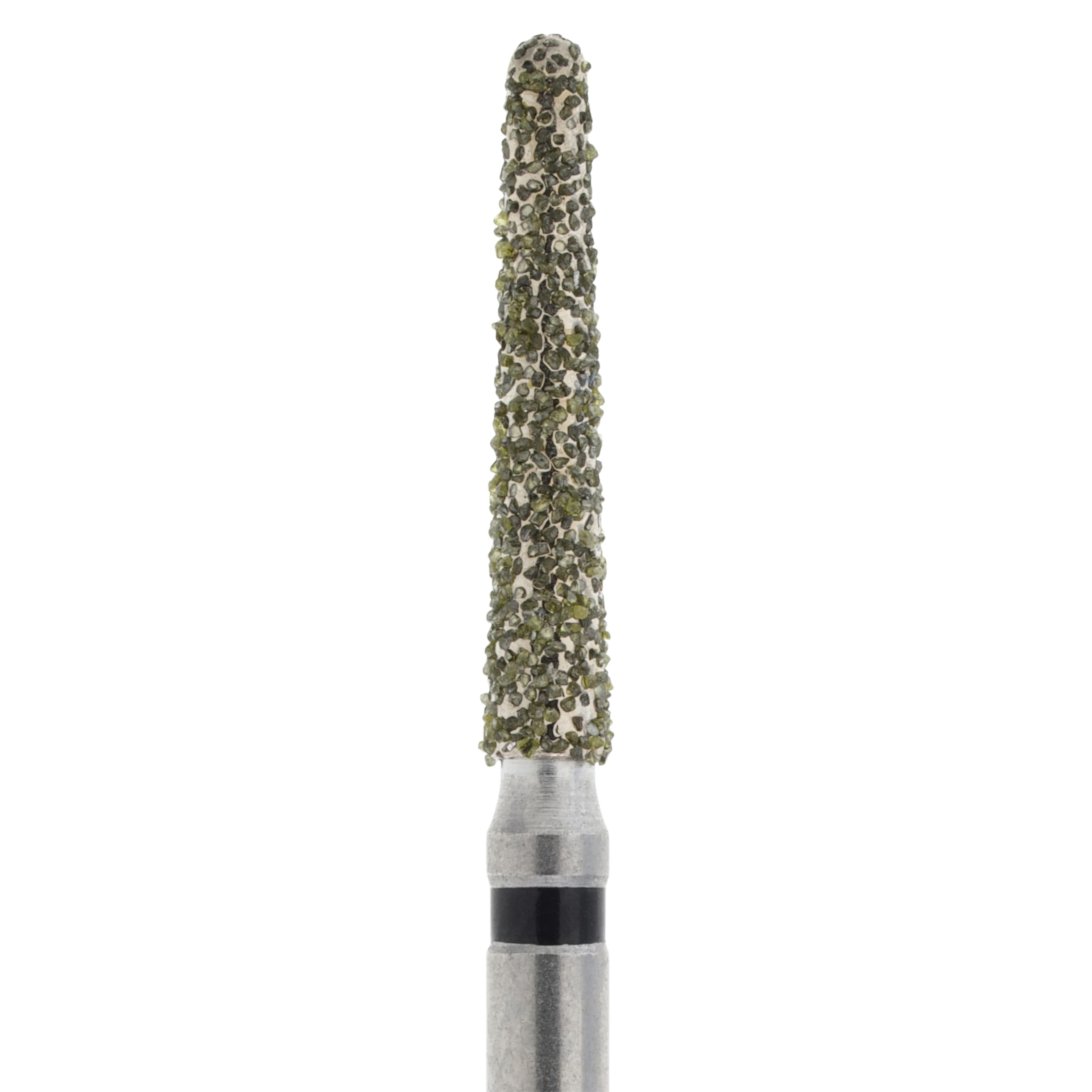 HSI Diamond Single-Use FG Bur, Friction Grip, Extra Coarse, Round End Taper, 9.0 mm, 856L-016XC, 25/Box thumbnail 4