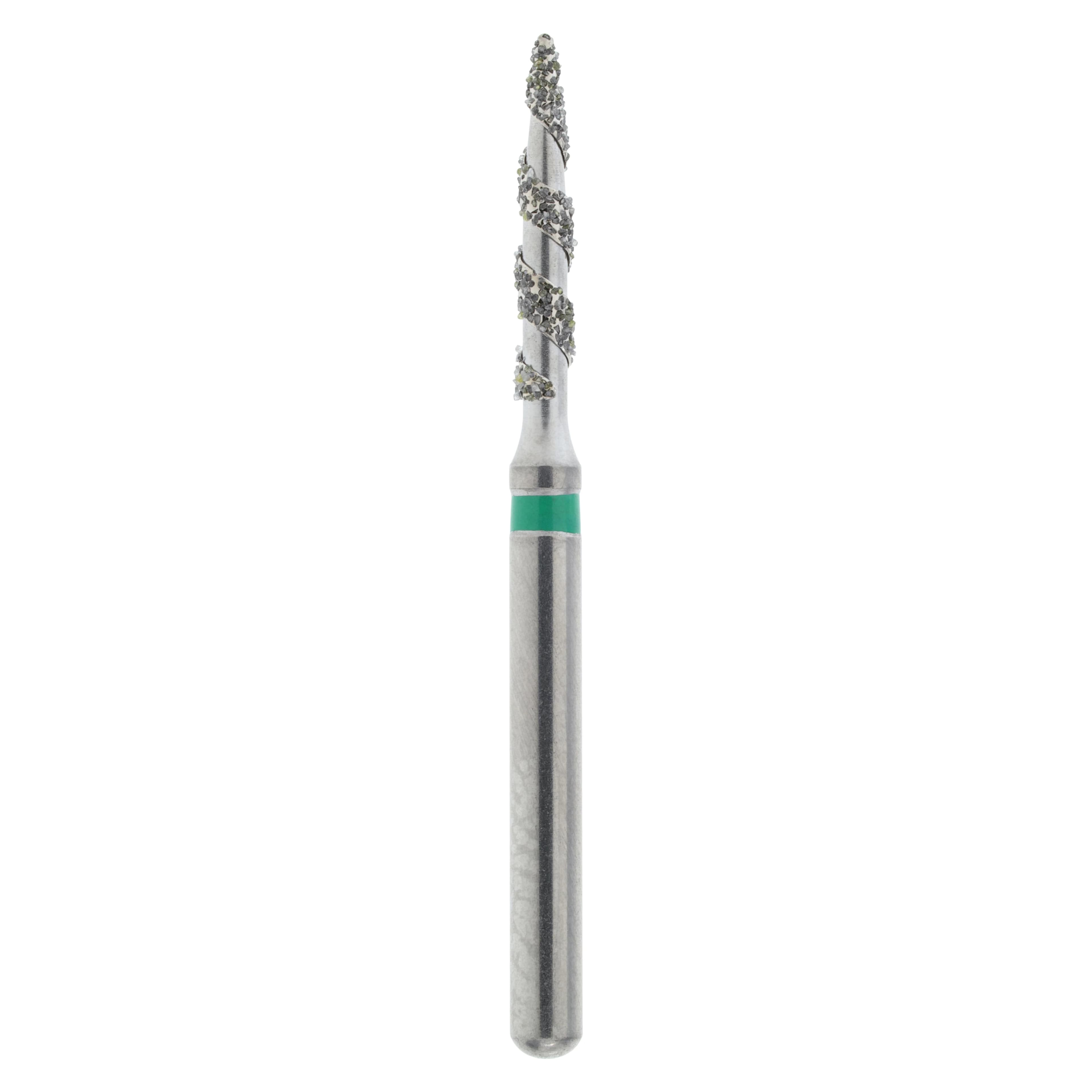 Diamond Single-Use FG Bur, Friction Grip, Coarse Flame, 8.0 mm, 25/Pk, 862-012C - Diamond Single-Use FG - Image 1