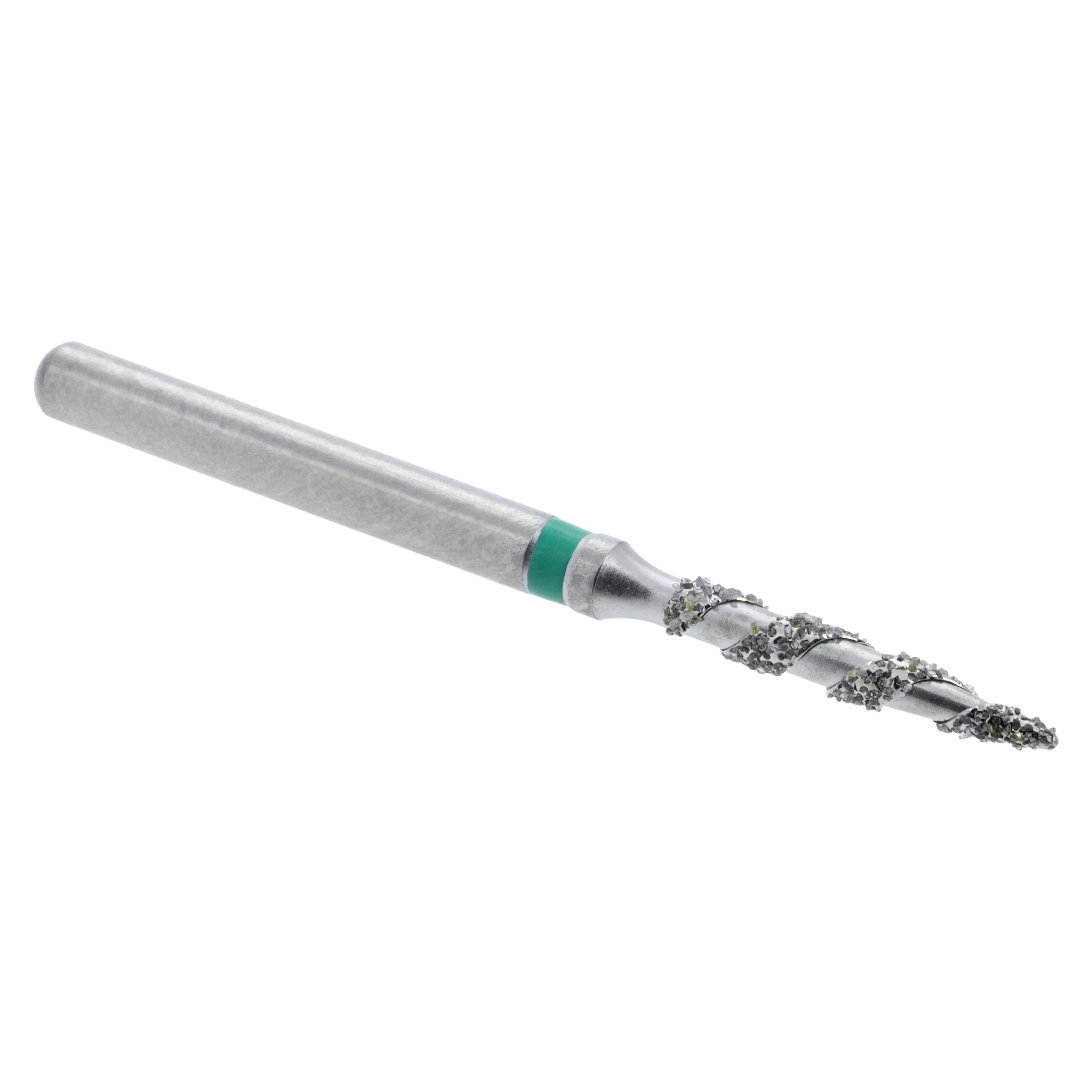 Diamond Single-Use FG Bur, Friction Grip, Coarse Flame, 8.0 mm, 25/Pk, 862-012C thumbnail 2