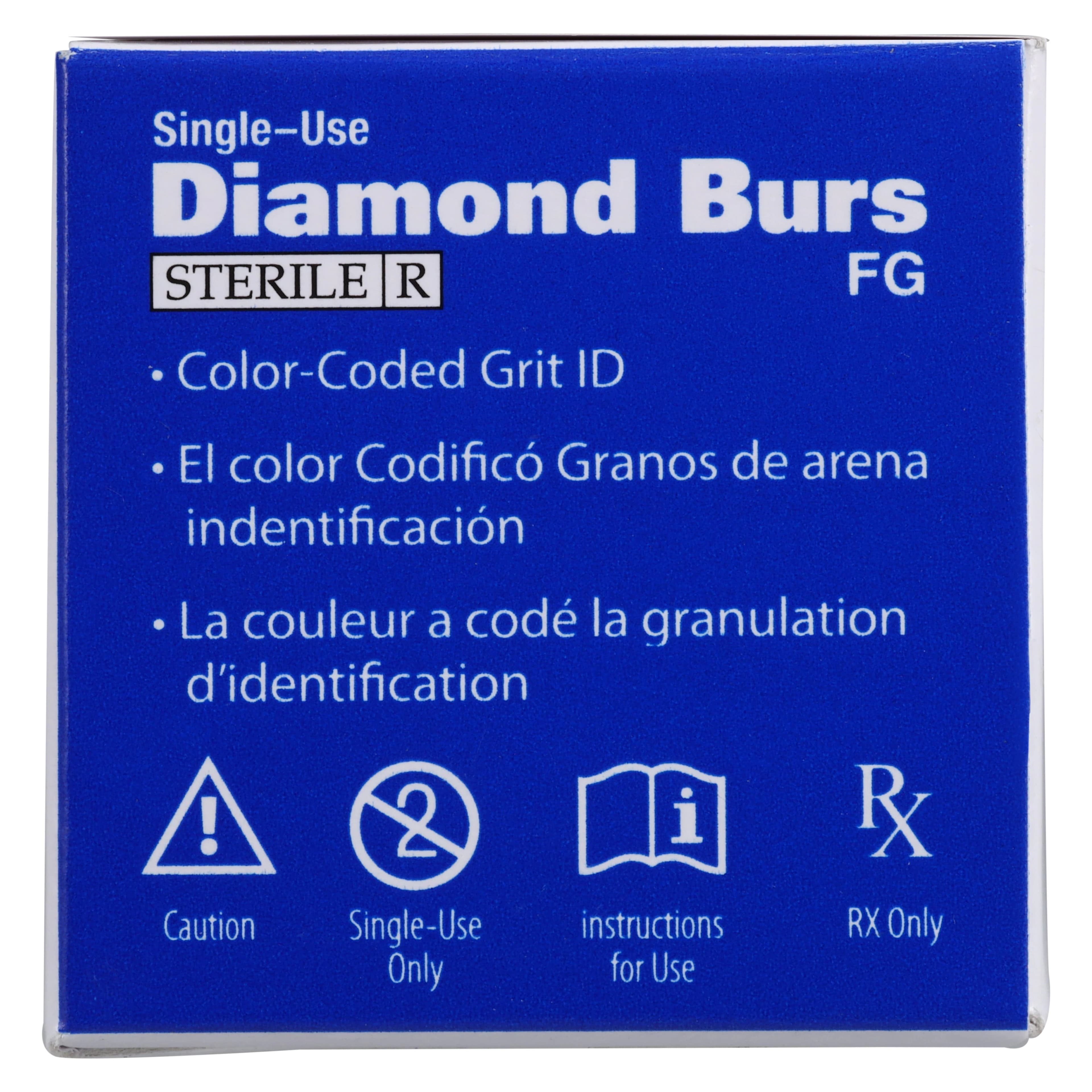 Diamond Single-Use FG Bur, Friction Grip, Extra Coarse, Egg/Football, 379-023XC, 25/Box thumbnail 7